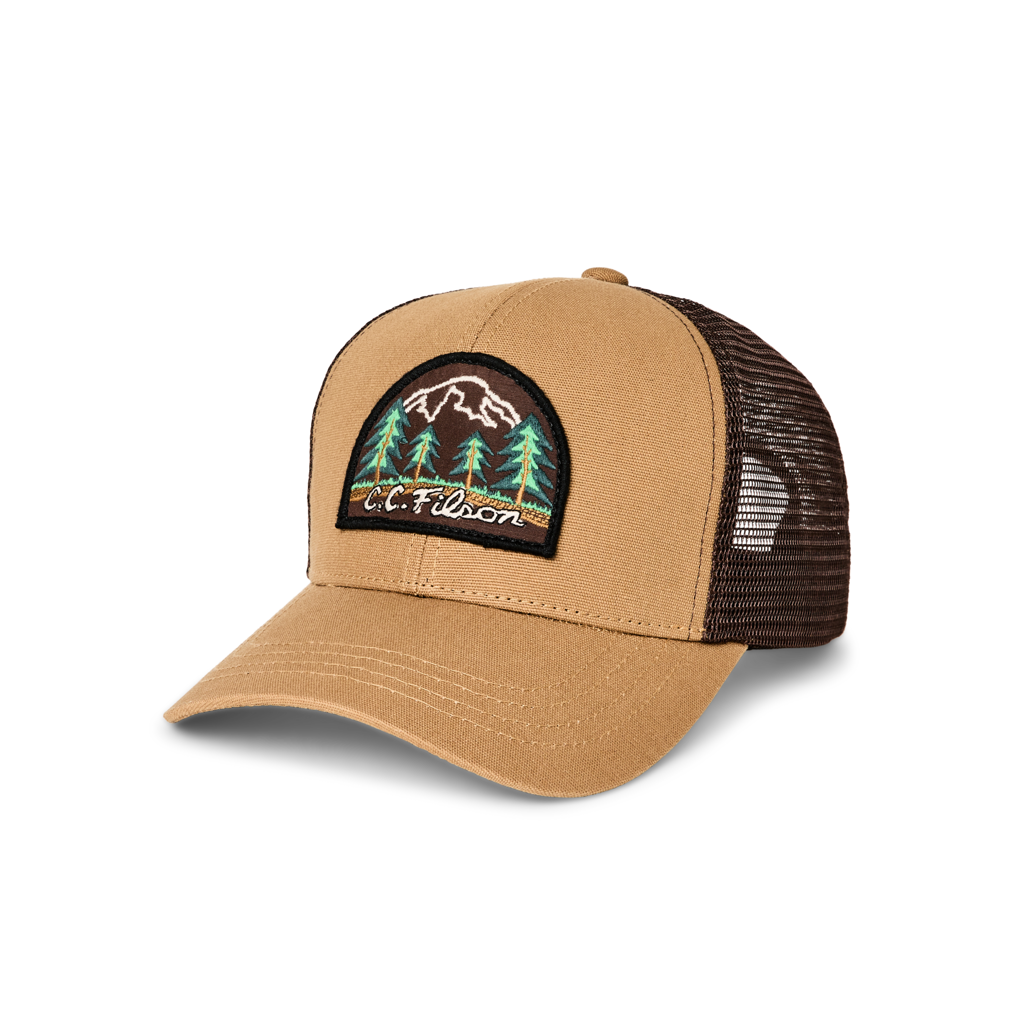 Logger Mesh Cap - Wheat / Wood