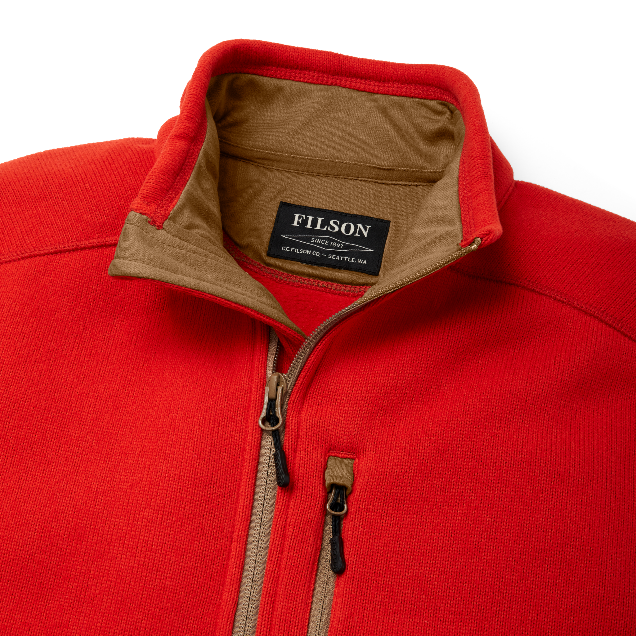 Ridgeway Fleece Vest - Steelhead Red - Image 4