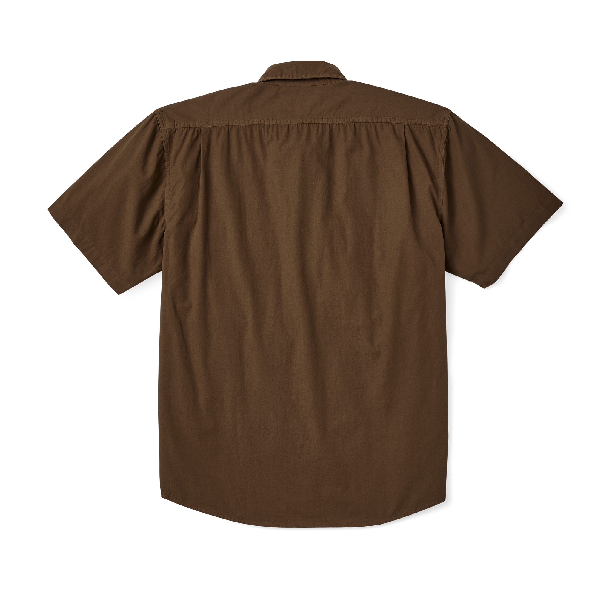 Filson's Washed Short Sleeve Feather Cloth Shirt - Lab Brown - Image 2
