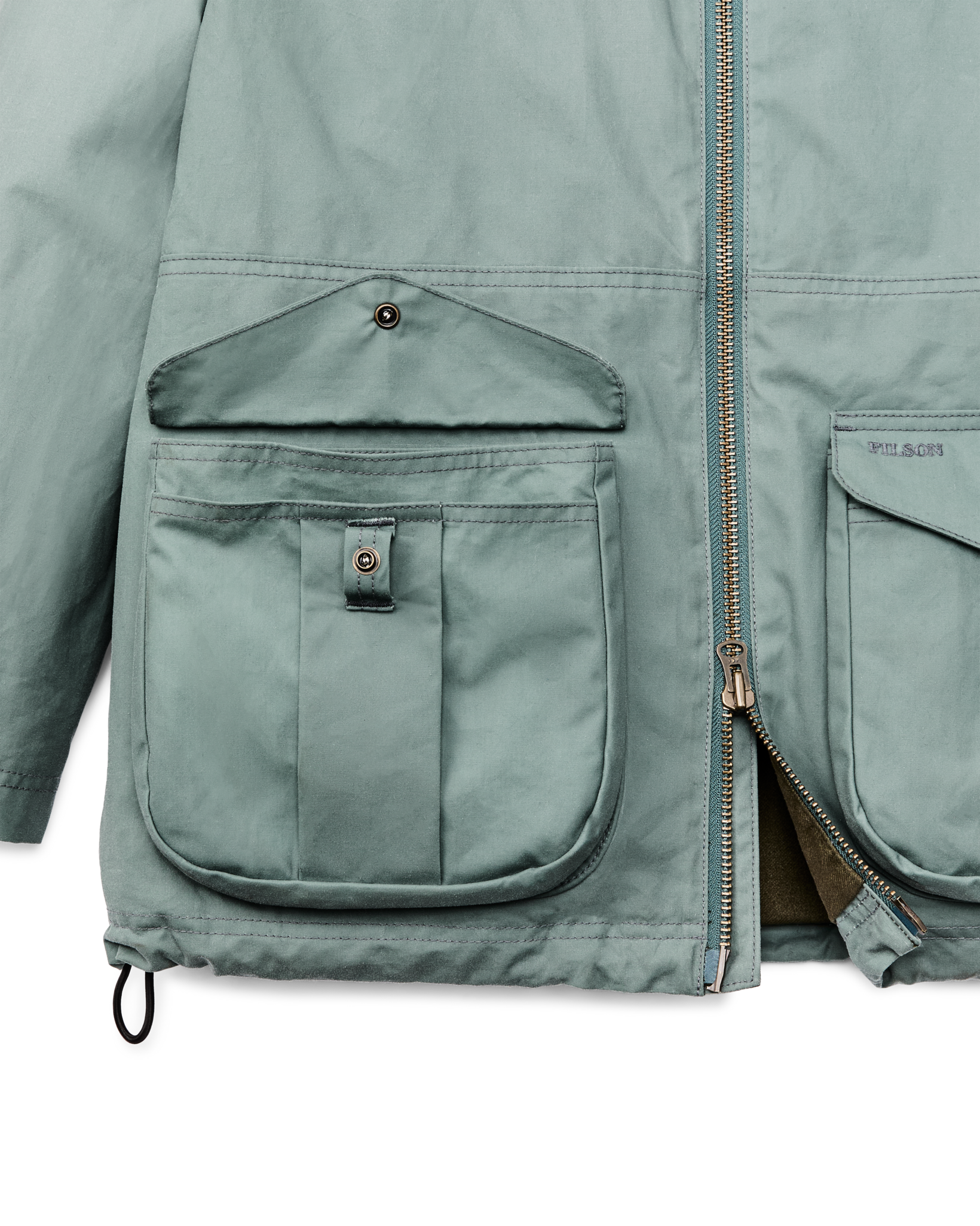 Women's Cover Cloth Raincoat - Balsam Green - Image 7