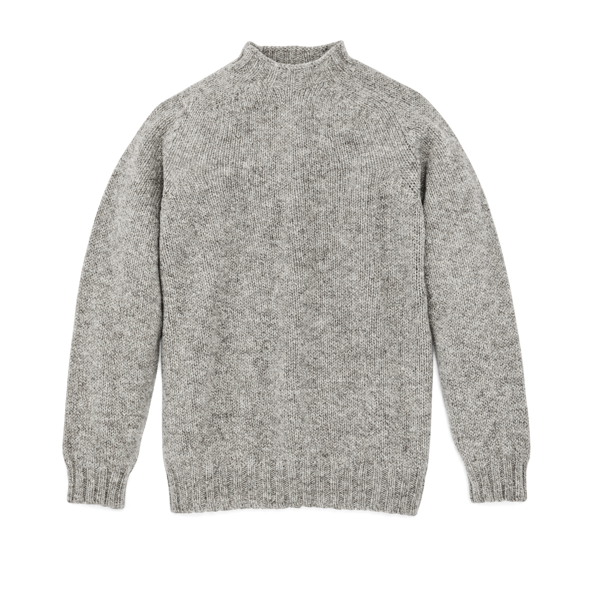 Heritage 3-gauge Wool Sweater - Oat Heather - Image 4