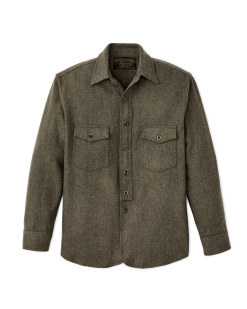 1922 Archive Wool Shirt - Dark Olive