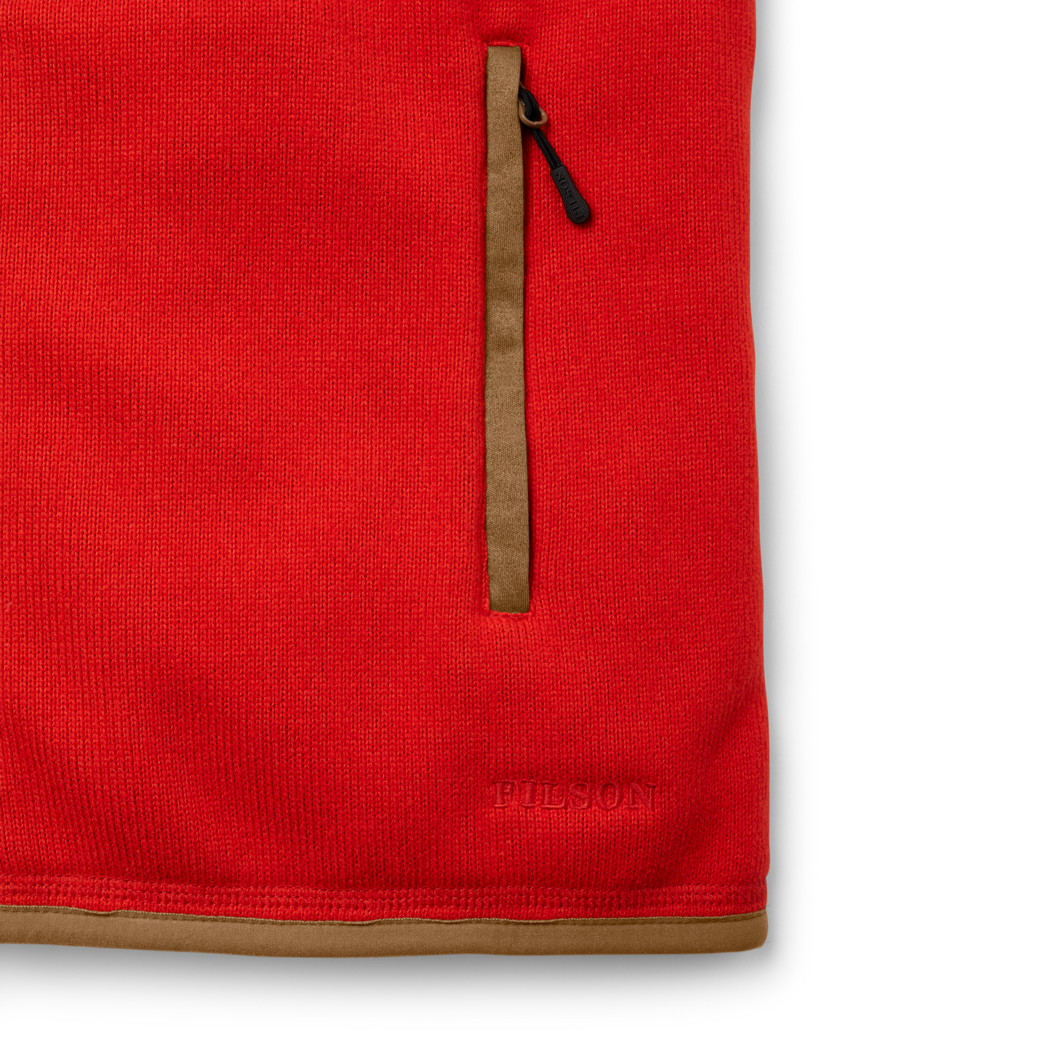 Ridgeway Fleece Vest - Steelhead Red - Image 5