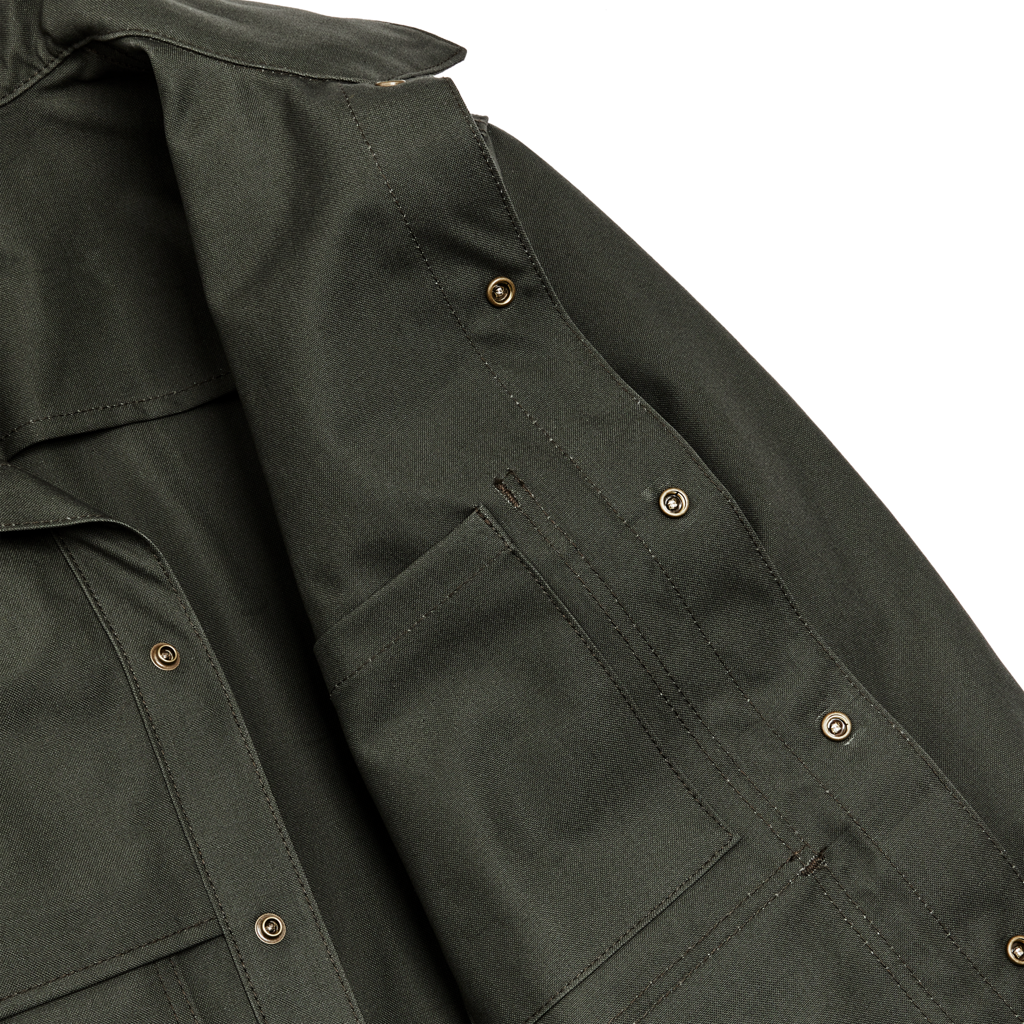 Dry Tin Cloth Jac-shirt - Otter Green - Image 6