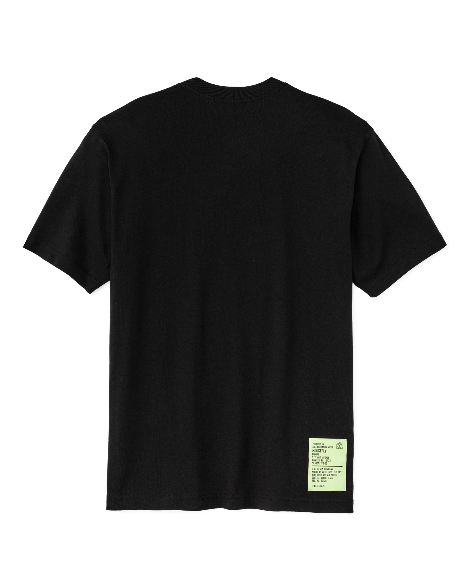 Filson X Housefly Frontier Graphic T-shirt - Black / Worldwide - Image 4