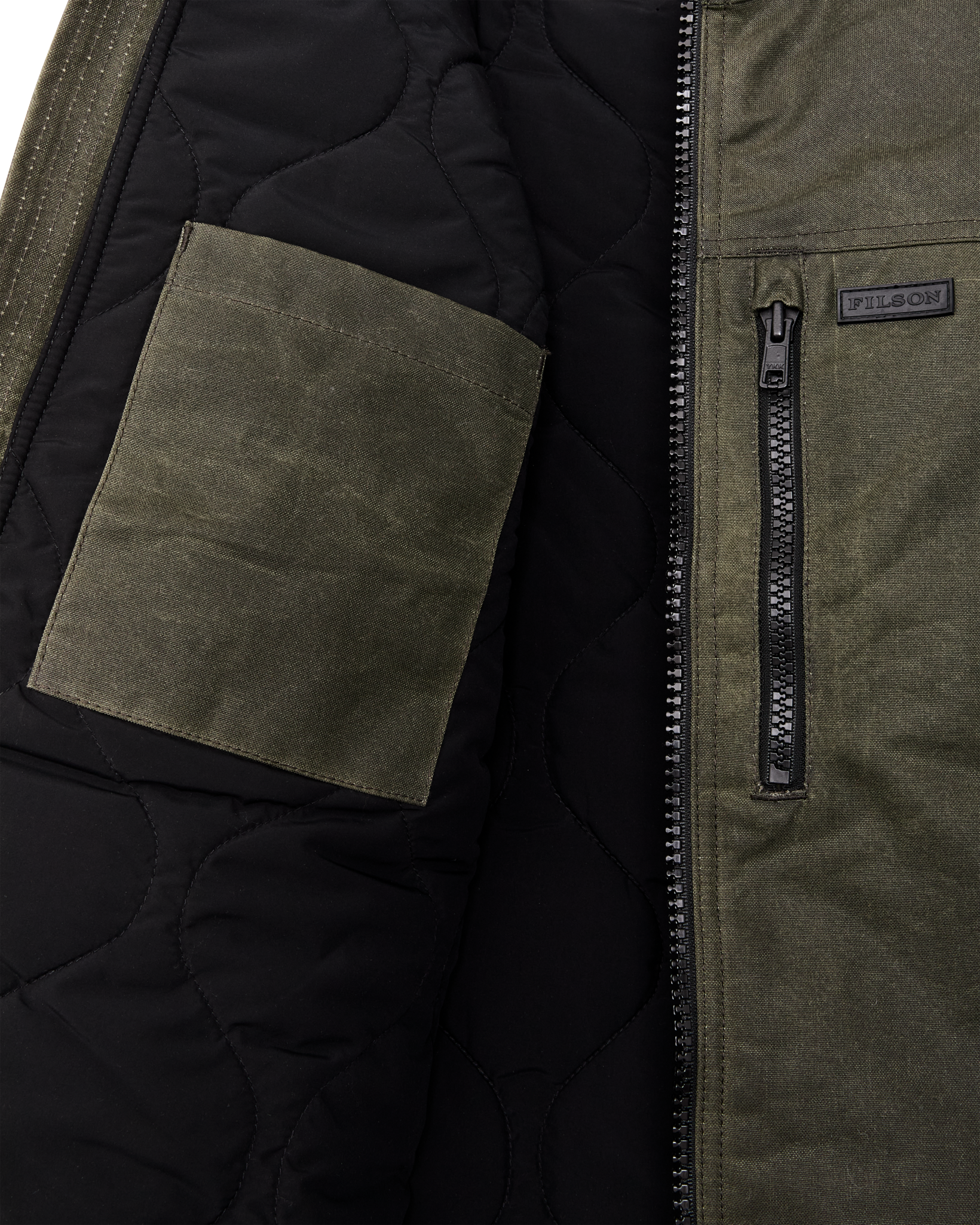 Tin Cloth Primaloft Vest - Otter Green - Image 6