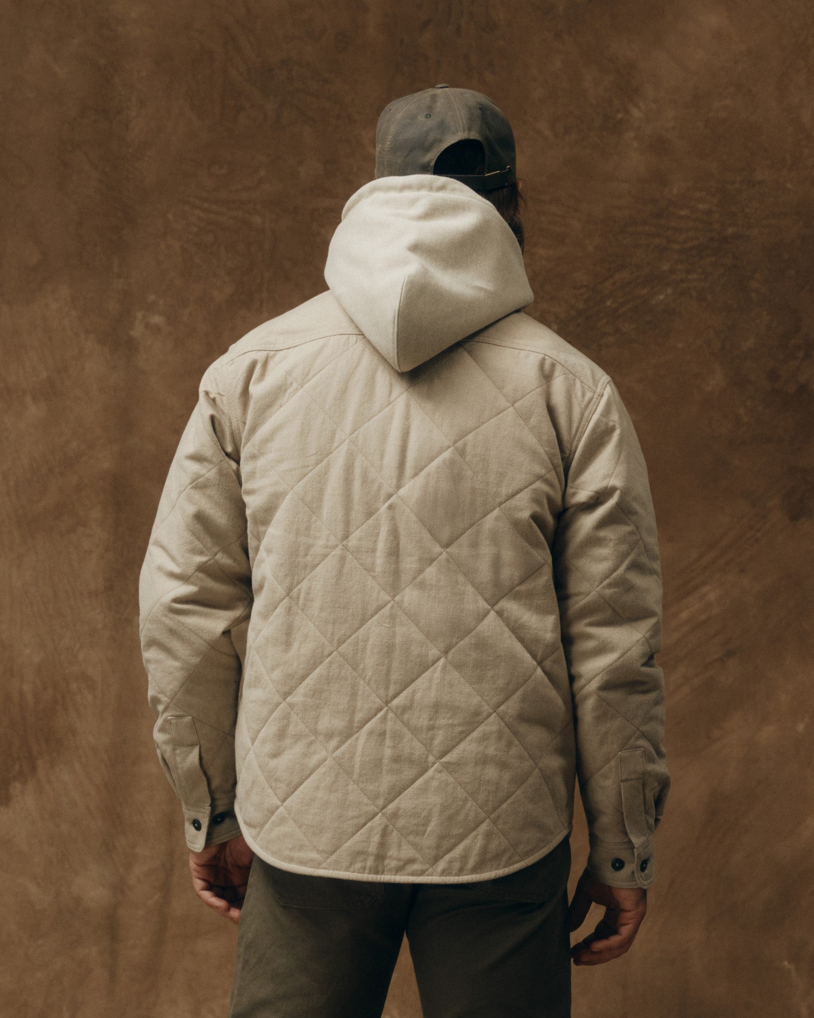 Insulated Flannel Shirt - Warm Khaki - Image 7