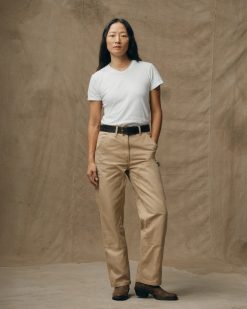 Women's Canvas Work Pants - Natural
