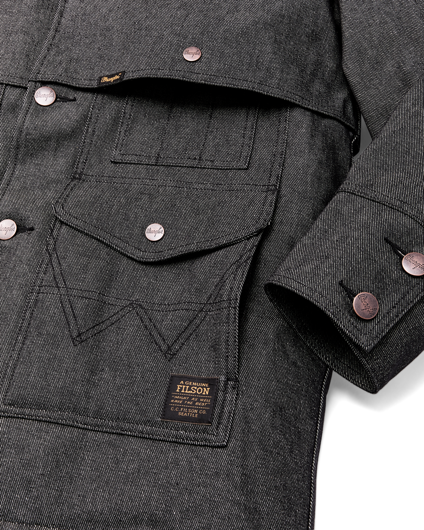 Wrangler X Filson Packer Coat - Black - Image 6