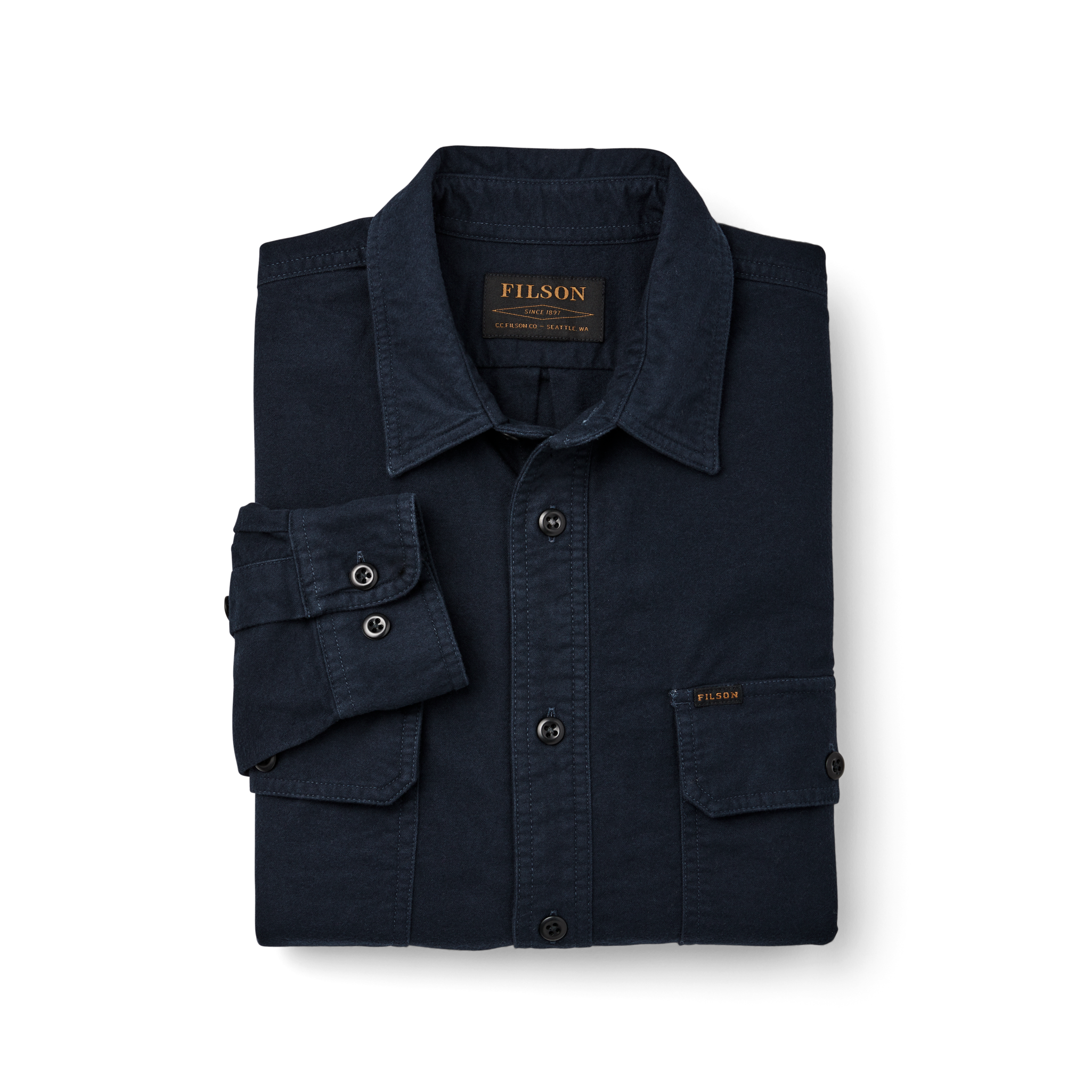 Field Flannel Shirt - Night Blue - Image 3