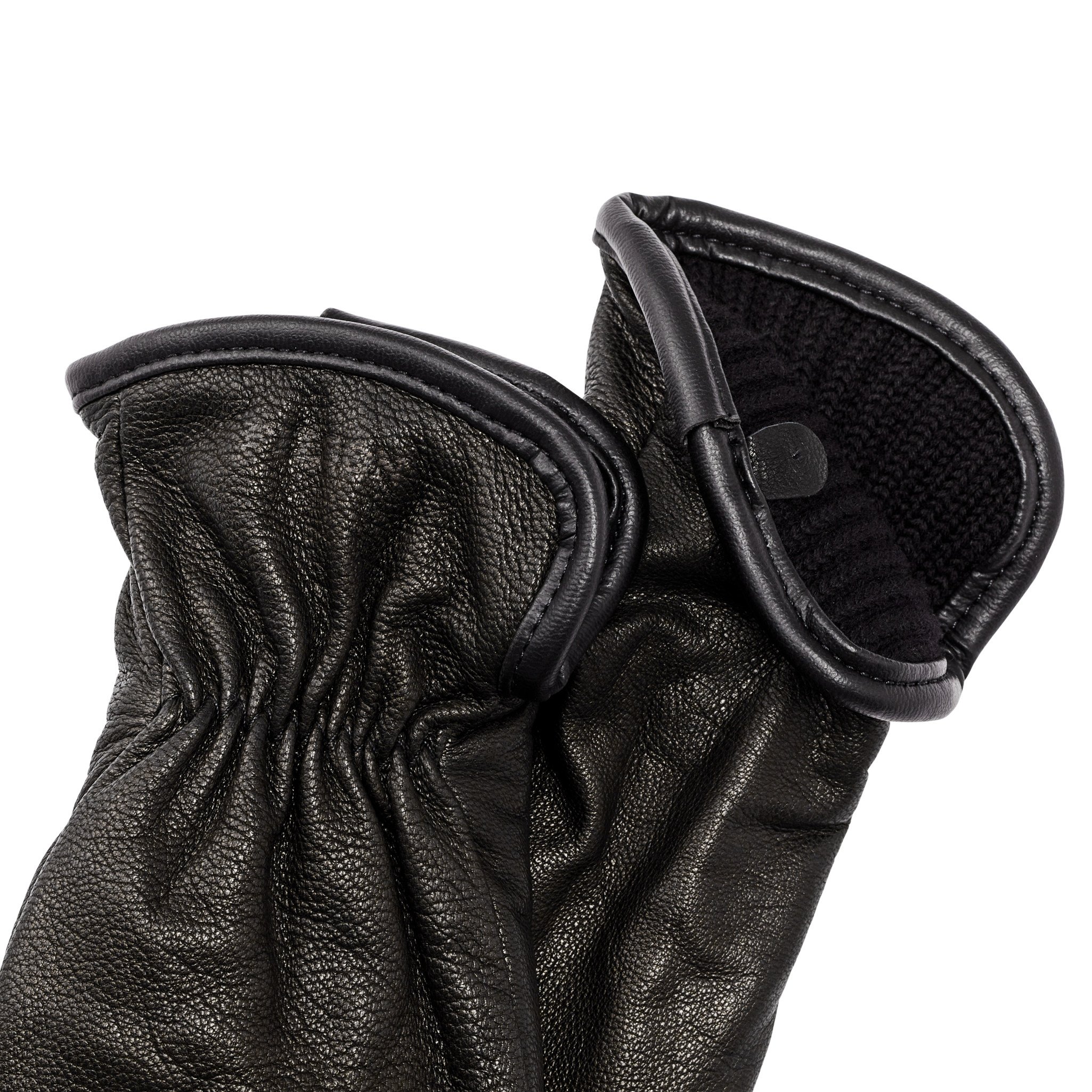 Original Lined Goatskin Gloves - Black - Image 2