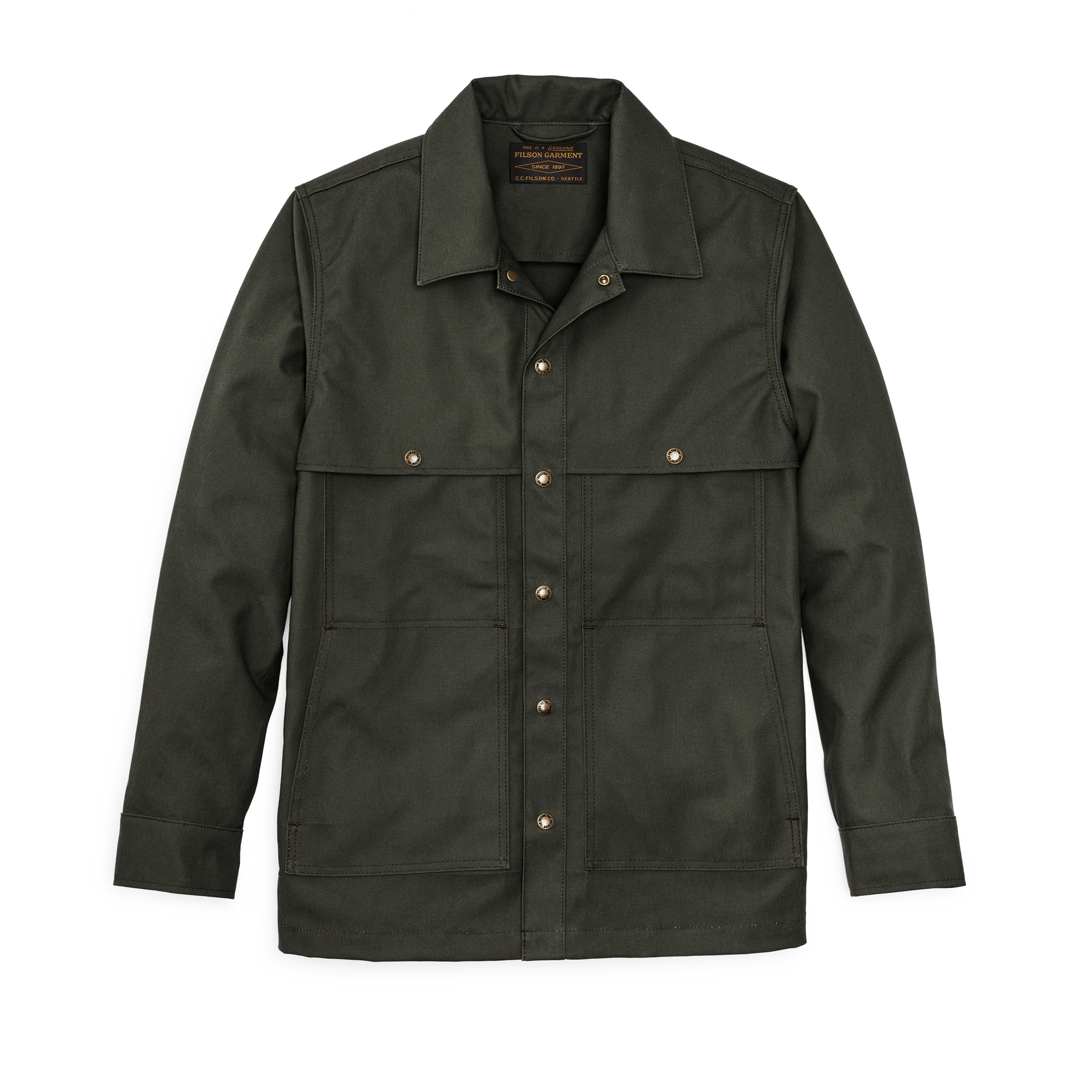 Dry Tin Cloth Jac-shirt - Otter Green