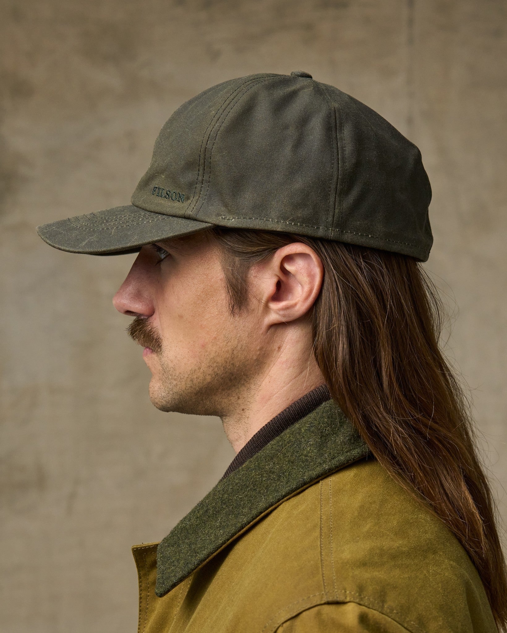 Insulated Tin Cloth Cap - Otter Green - Image 2