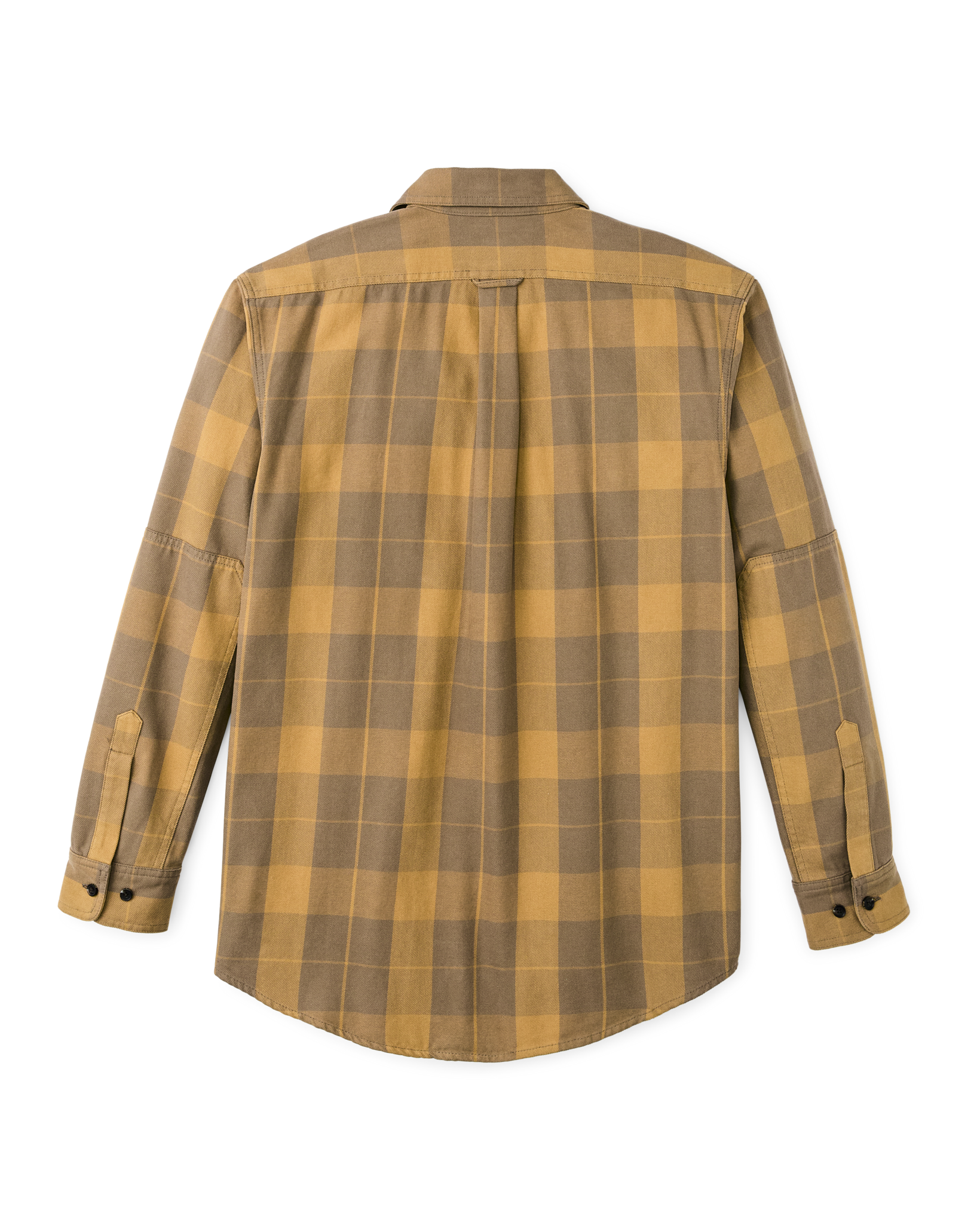 Vintage Wash Alaskan Guide Shirt - Light Brown / Ochre Plaid - Image 2