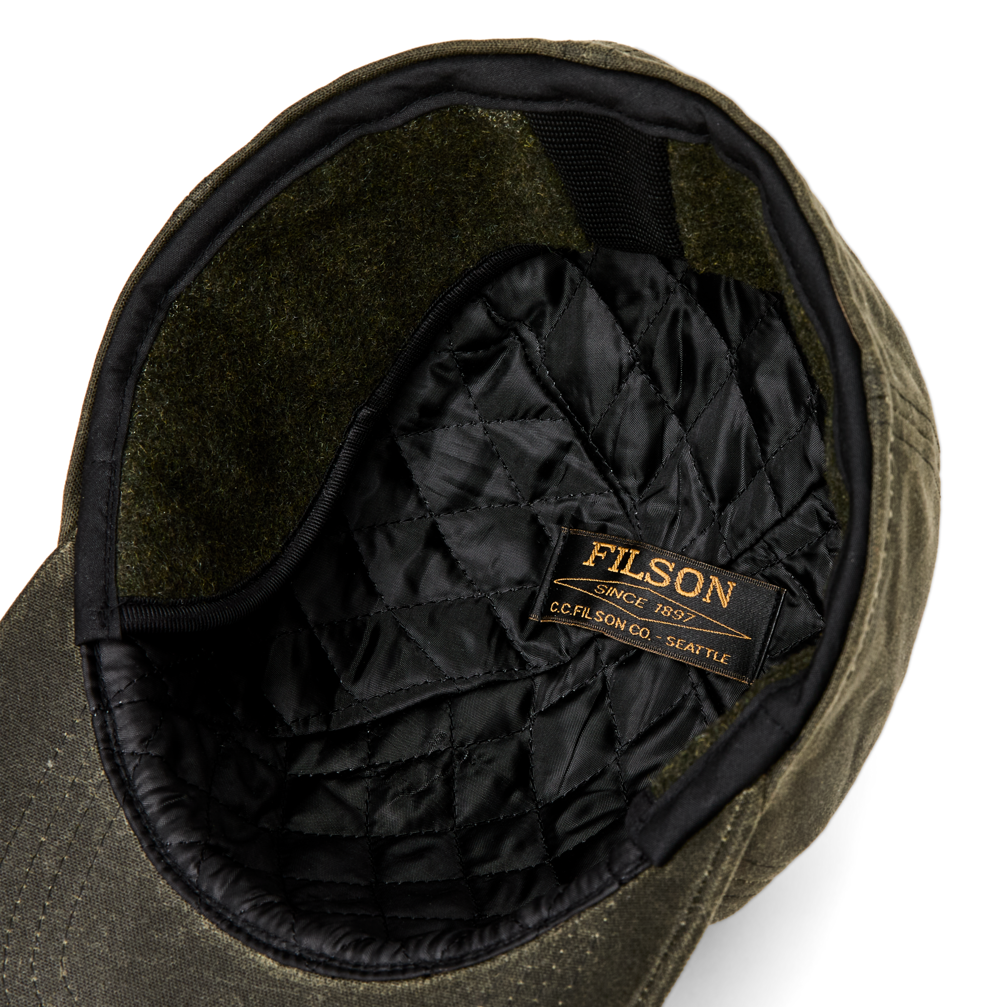 Insulated Tin Cloth Cap - Otter Green - Image 8