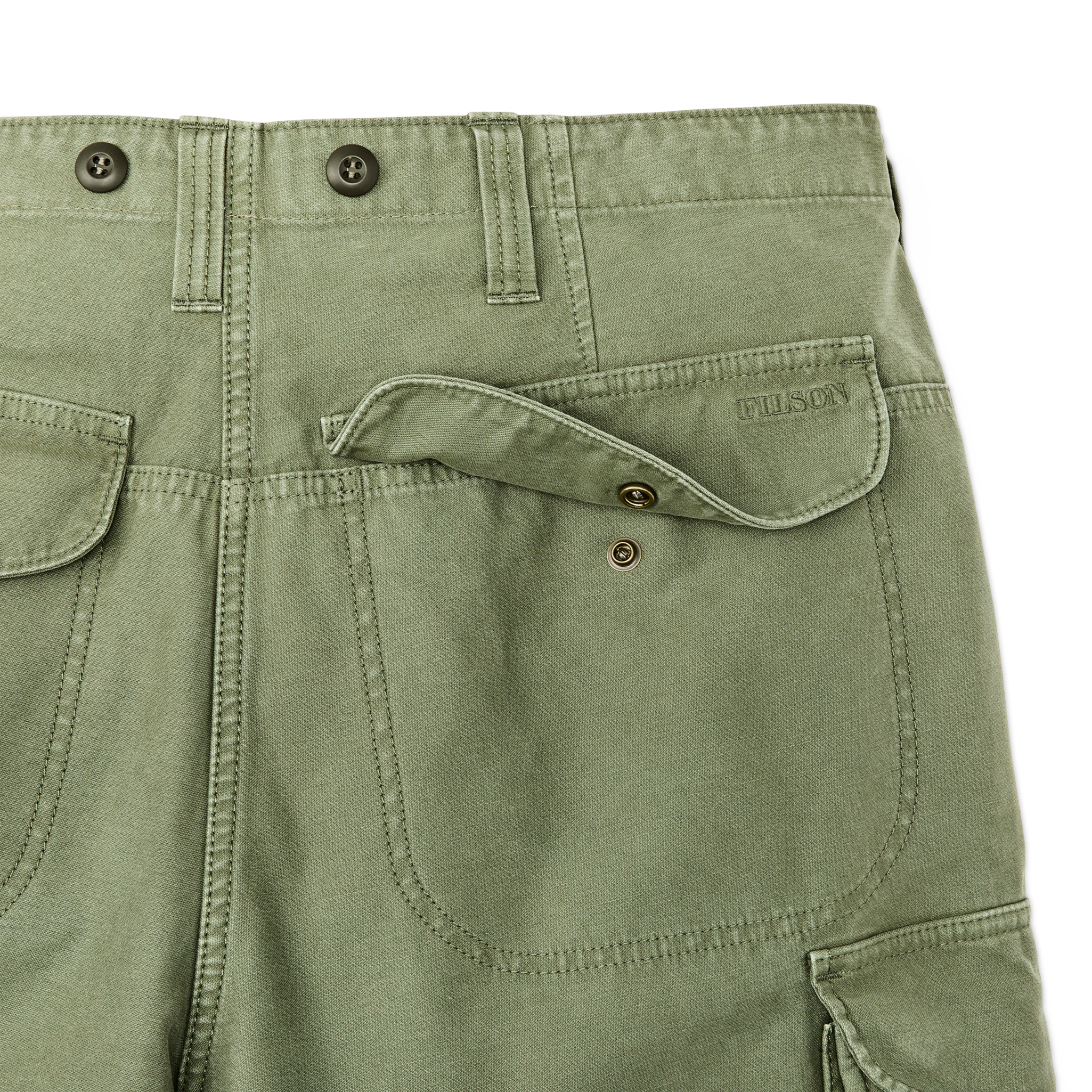Field Cargo Shorts - Washed Fatigue Green - Image 5