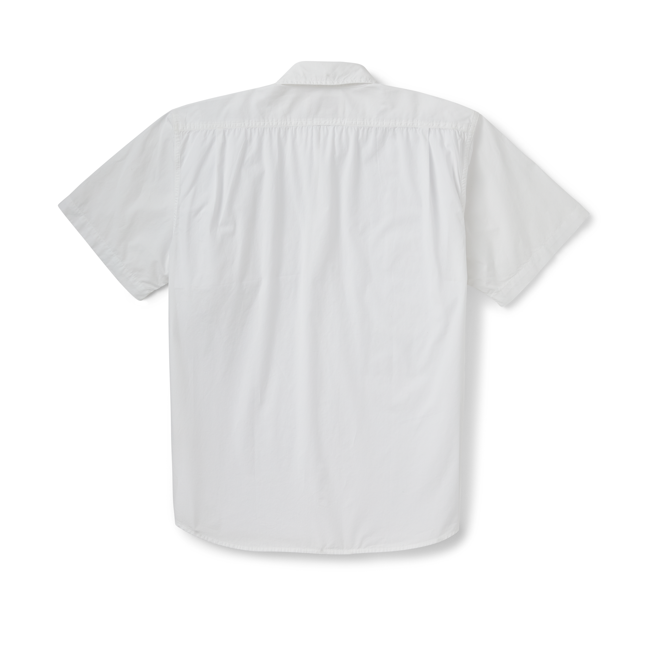 Filson's Washed Short Sleeve Feather Cloth Shirt - White - Image 2