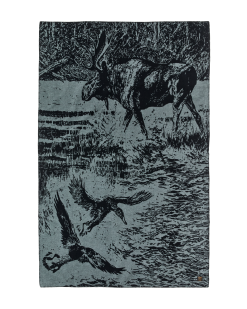 Cotton Blanket - Balsam Green / Marshlands