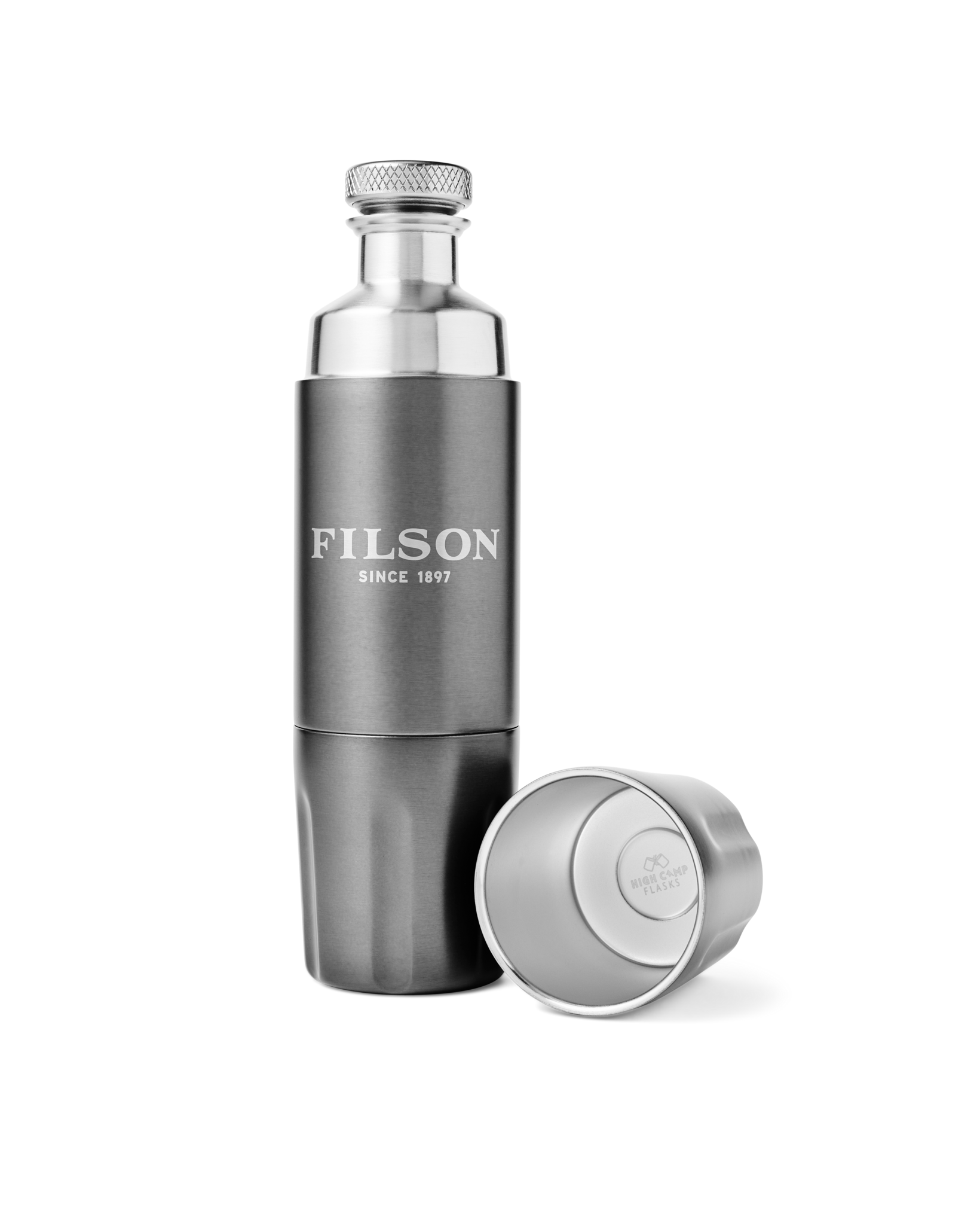 High Camp 750ml Firelight Flask - Gunmetal - Image 2
