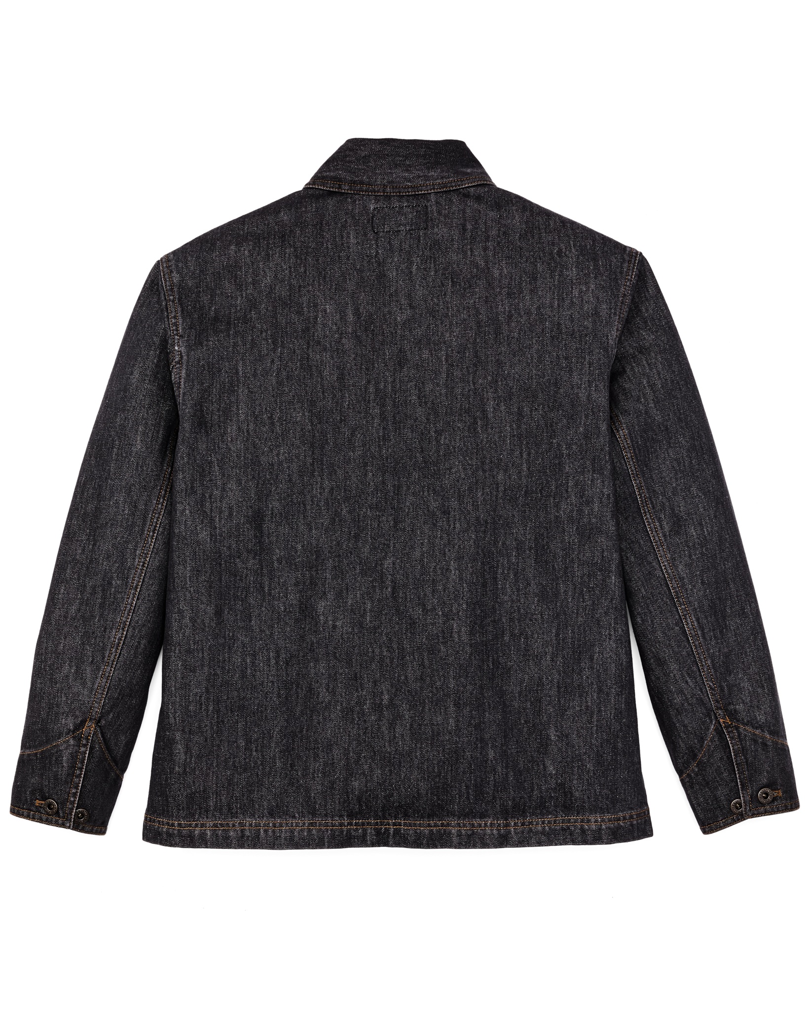 Women's Denim Barn Coat - Rinse Black - Image 4