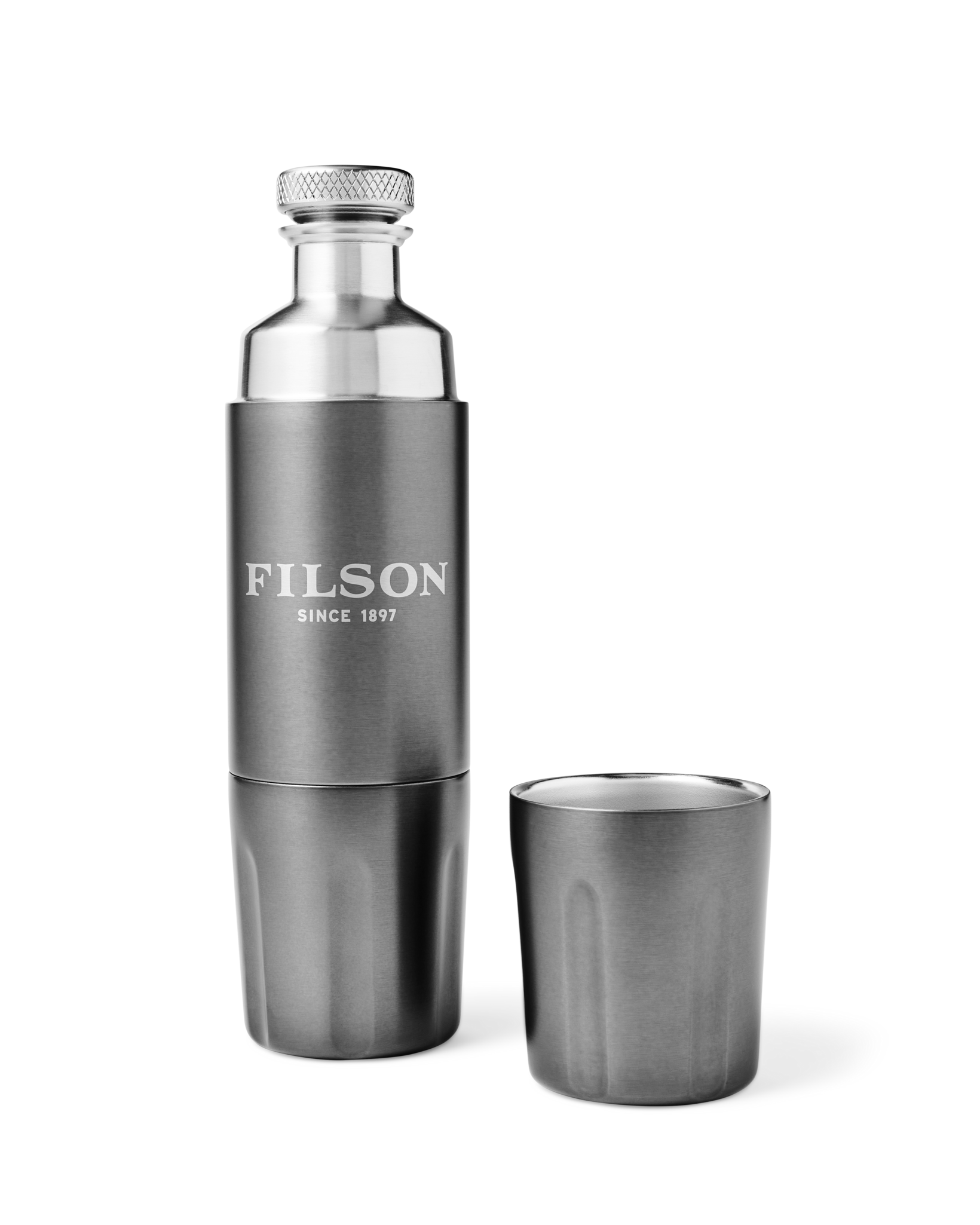 High Camp 750ml Firelight Flask - Gunmetal - Image 3