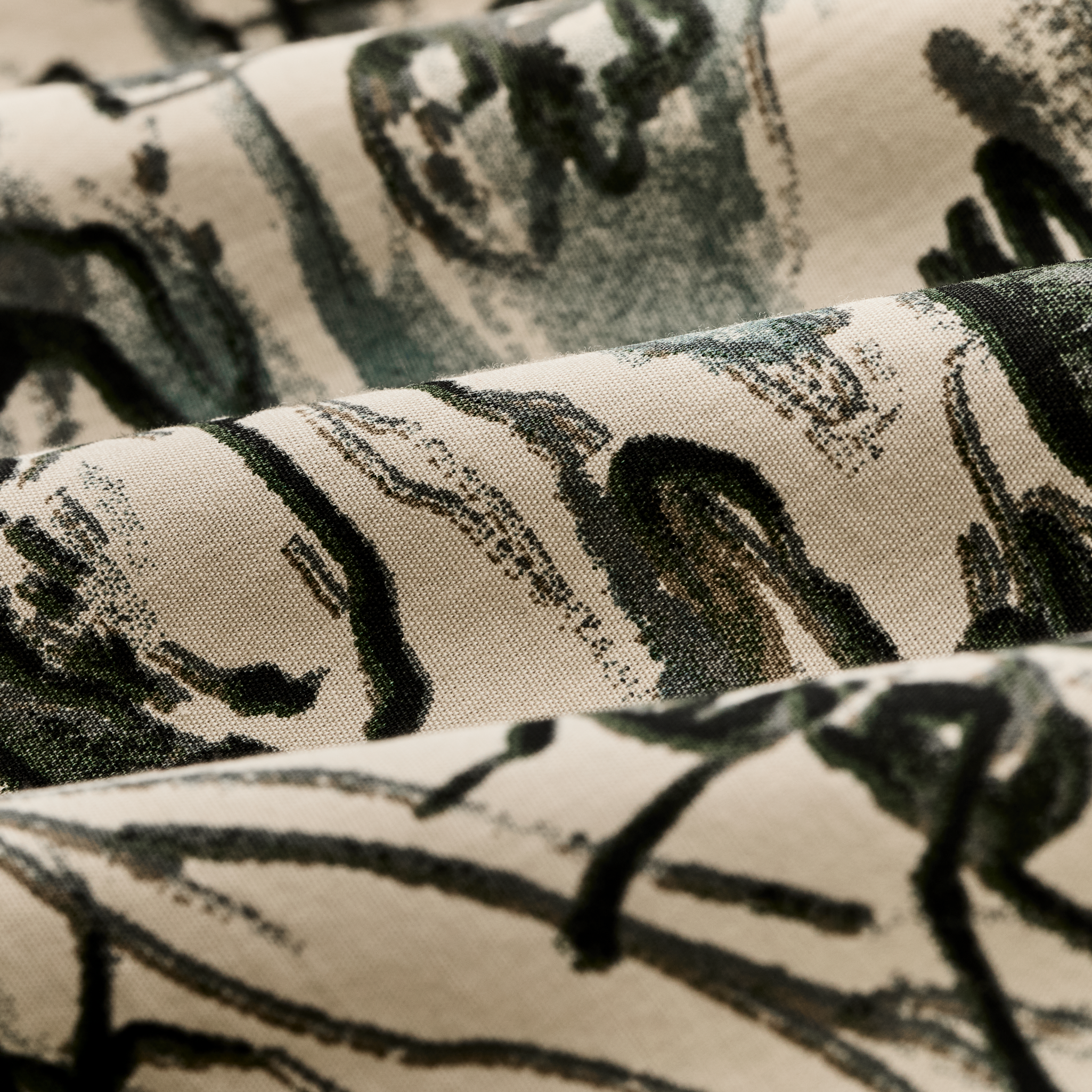 Filson X Housefly Washed Feather Cloth Shirt - Khaki / Scenic - Image 4