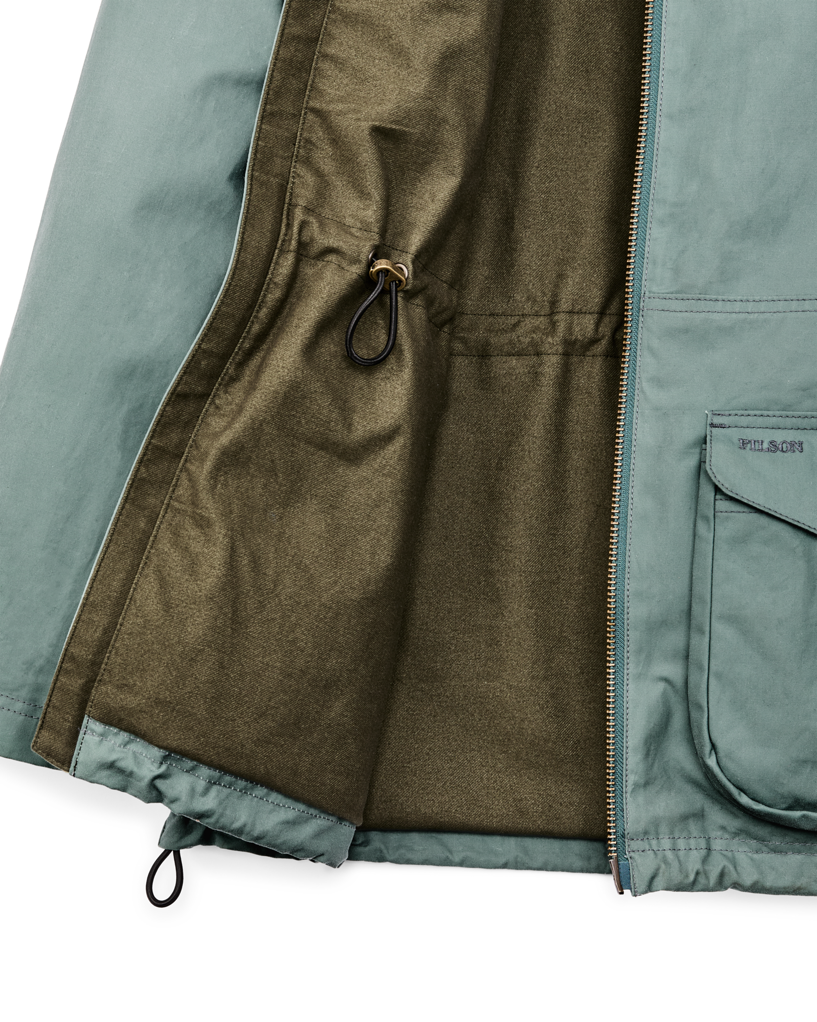 Women's Cover Cloth Raincoat - Balsam Green - Image 6