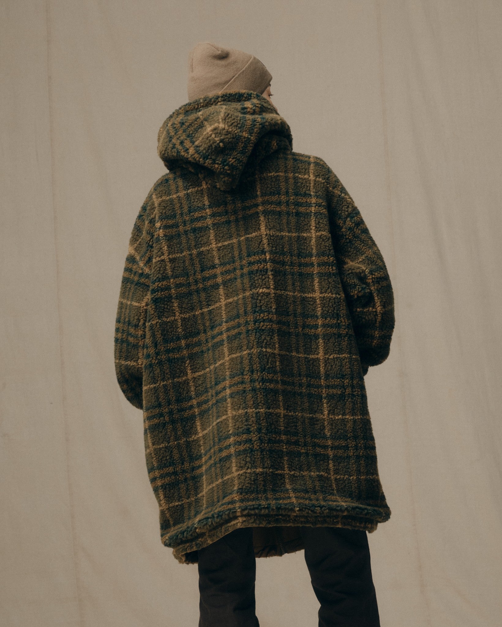 Women's Reversible Woolly Fleece Coat - Tan - Image 5