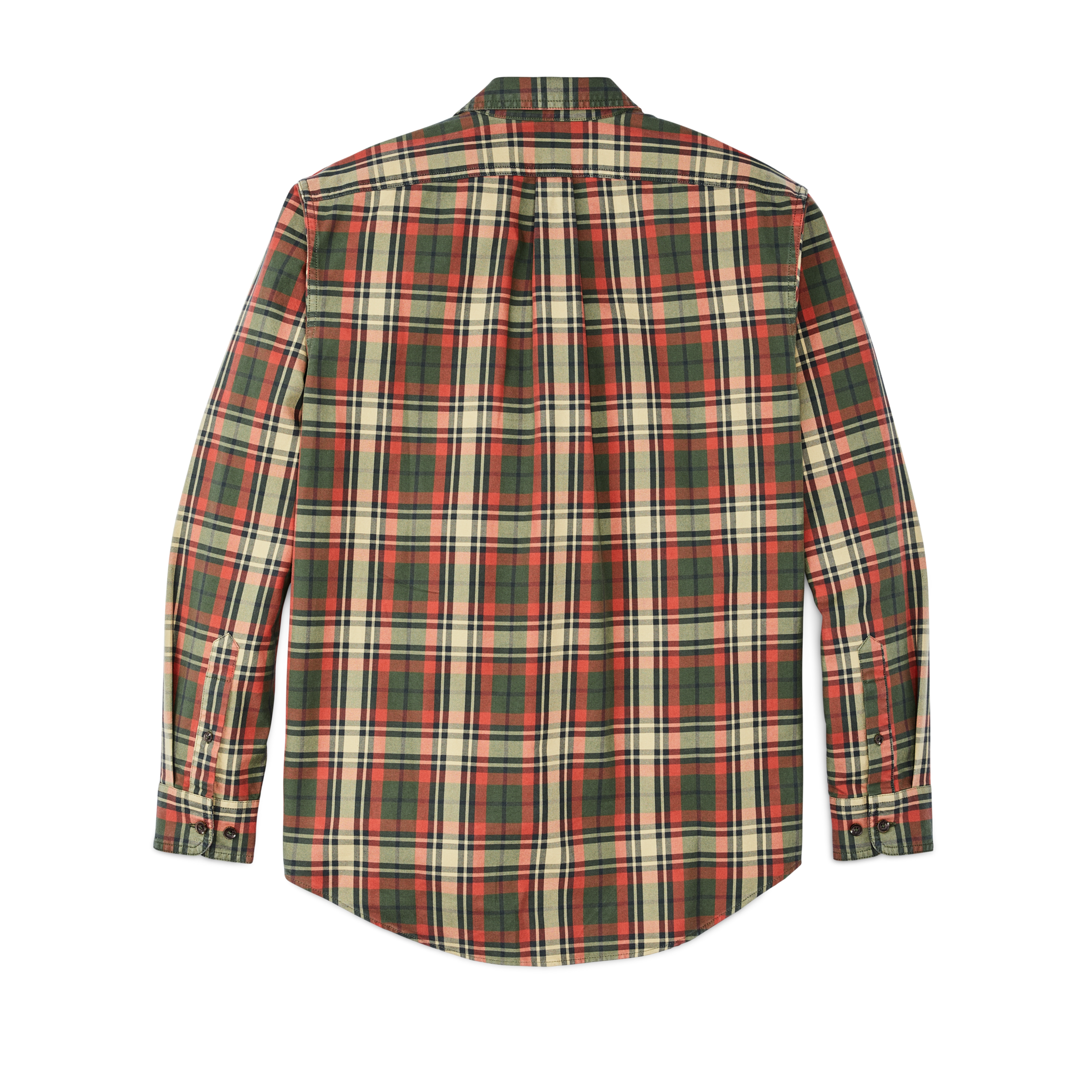 Lightweight Alaskan Guide Shirt - Silver Pine / Burnt Red Plaid - Image 2
