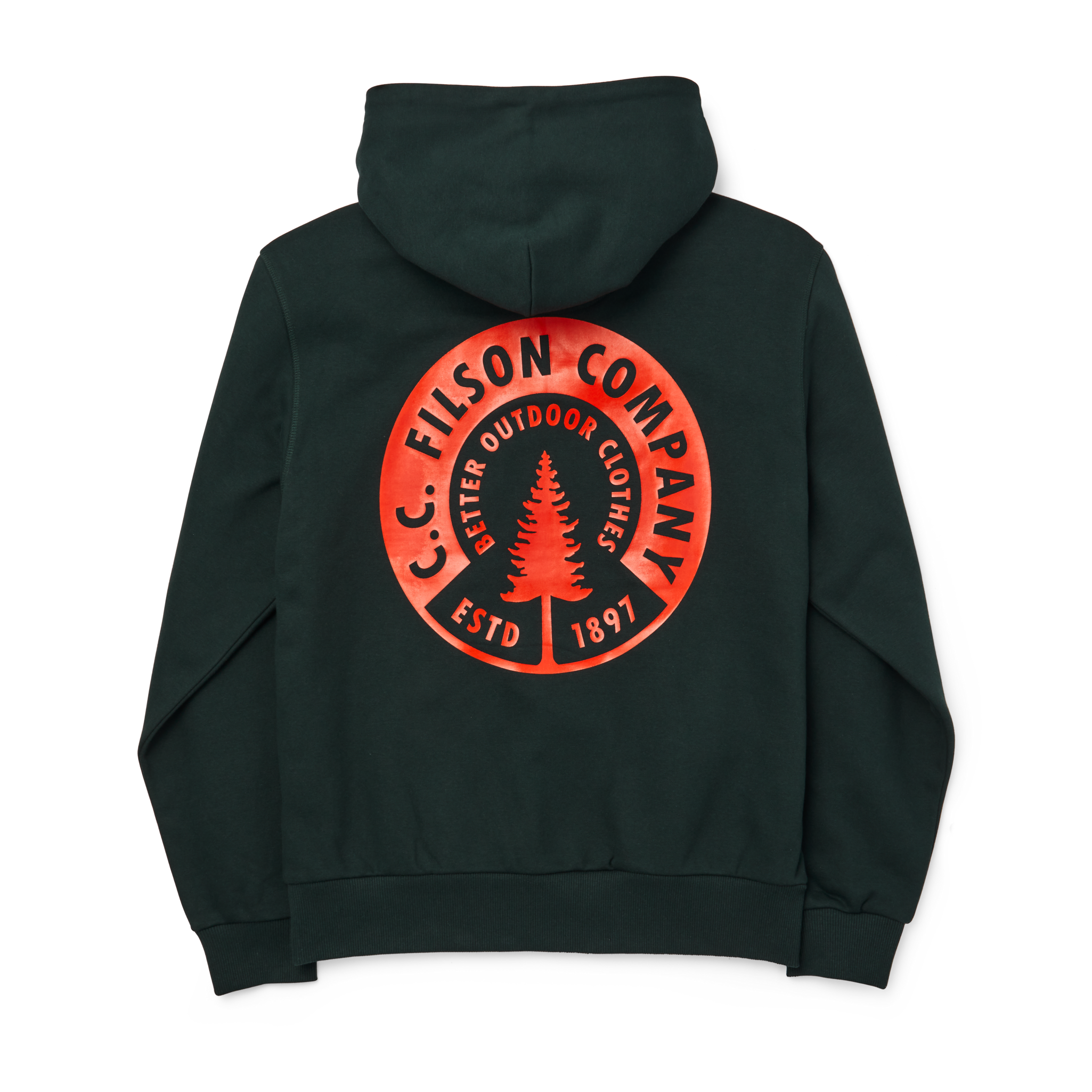 Prospector Graphic Hoodie - Green/fir Tree - Image 2