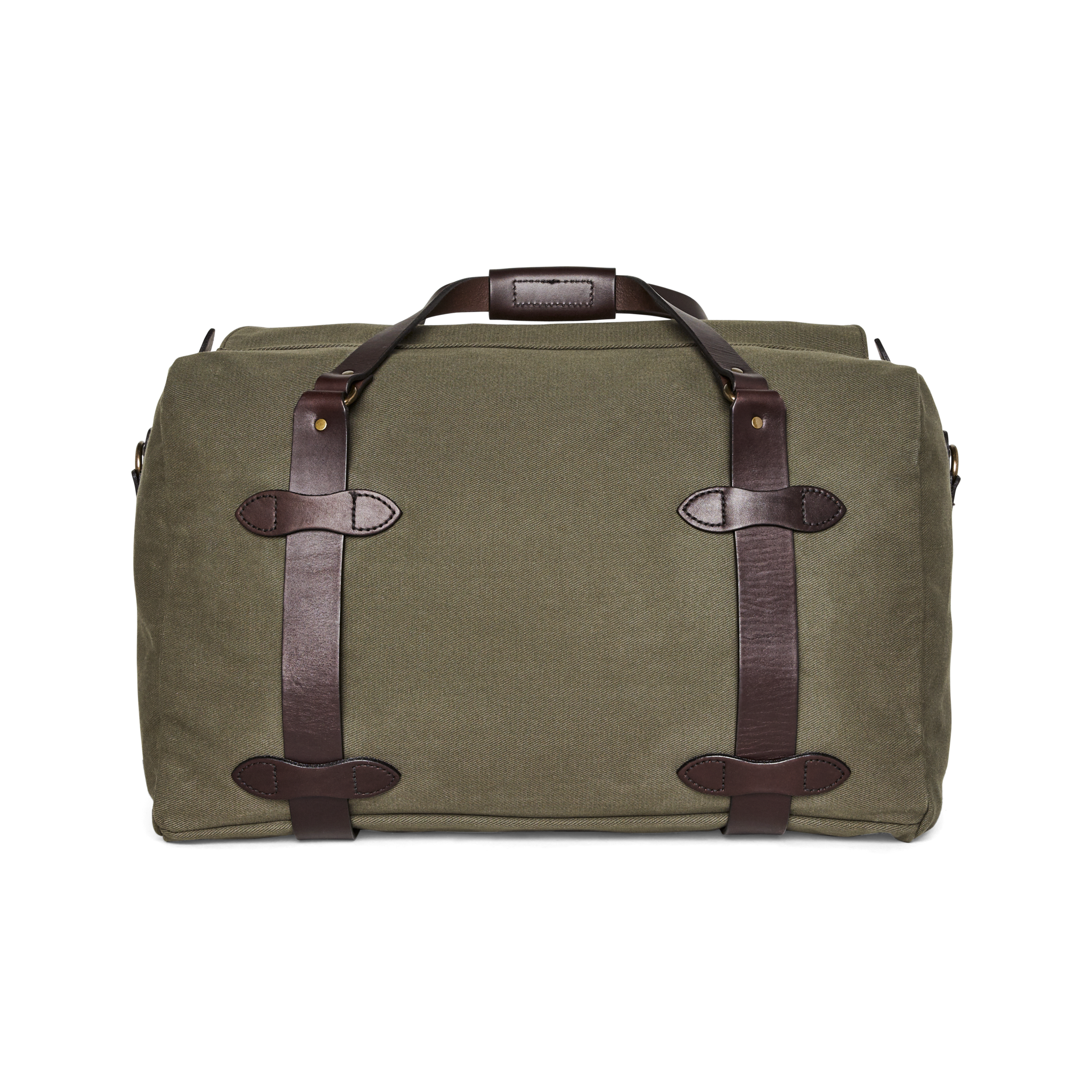 Medium Rugged Twill Duffle Bag - Otter Green - Image 5