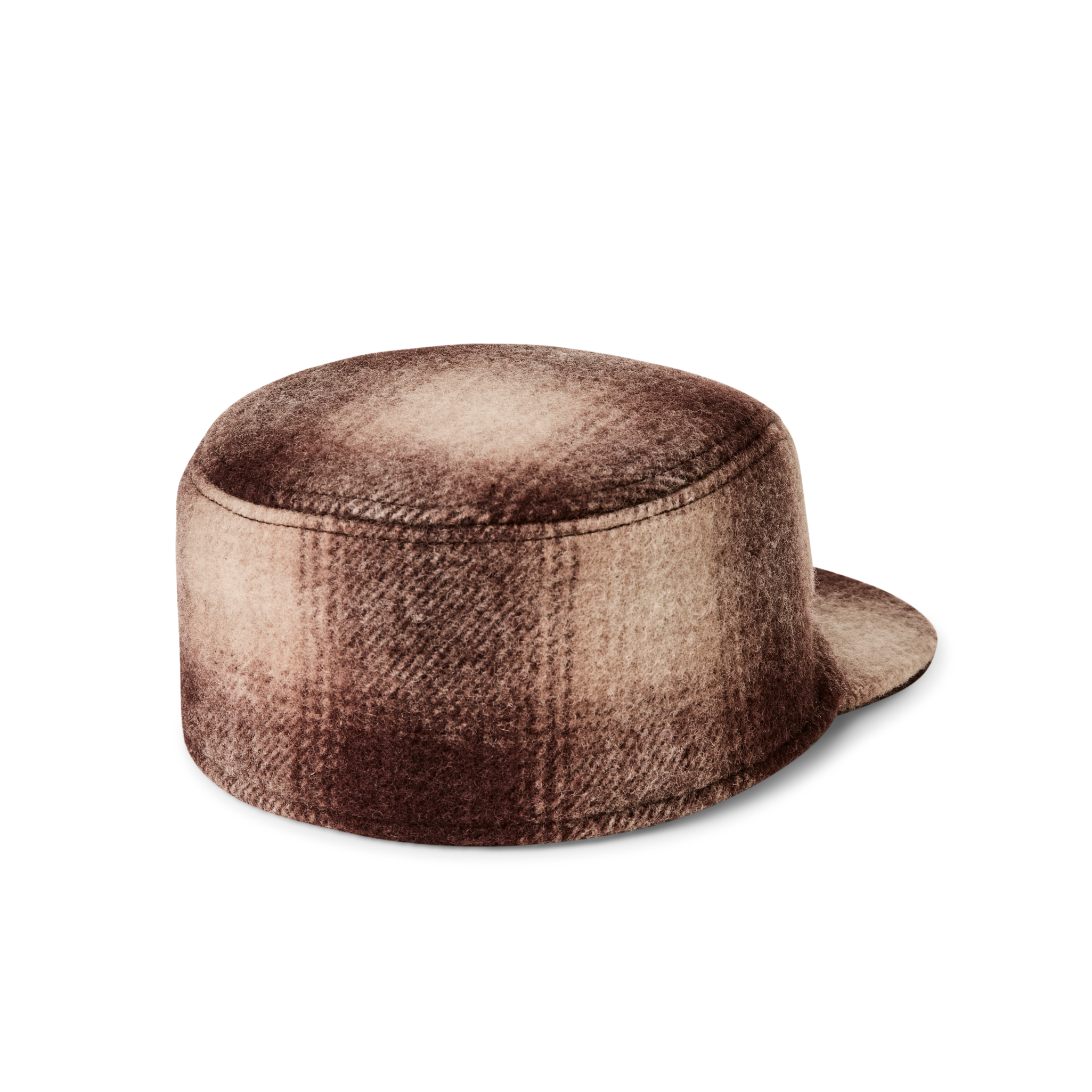 Mackinaw Wool Cap - Brown / Tan Ombre - Image 2