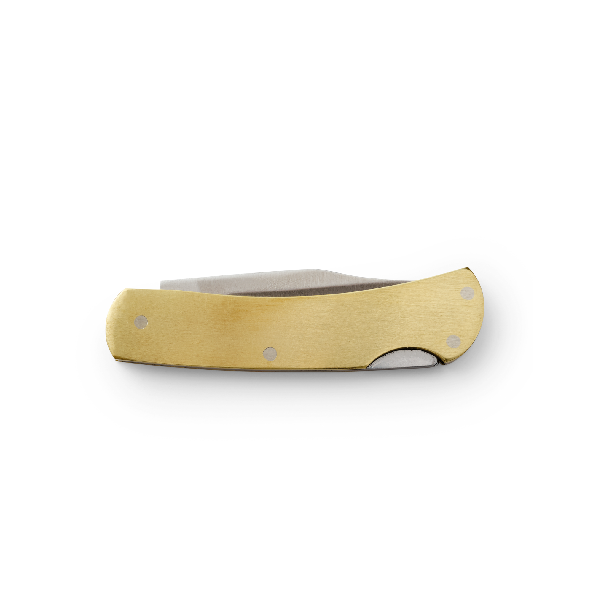 Brass Lockback Pocket Knife - Brass - Image 3