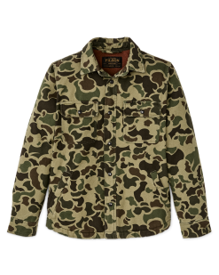 Fleece Lined Jac-shirt - Tundra Shrub Camo