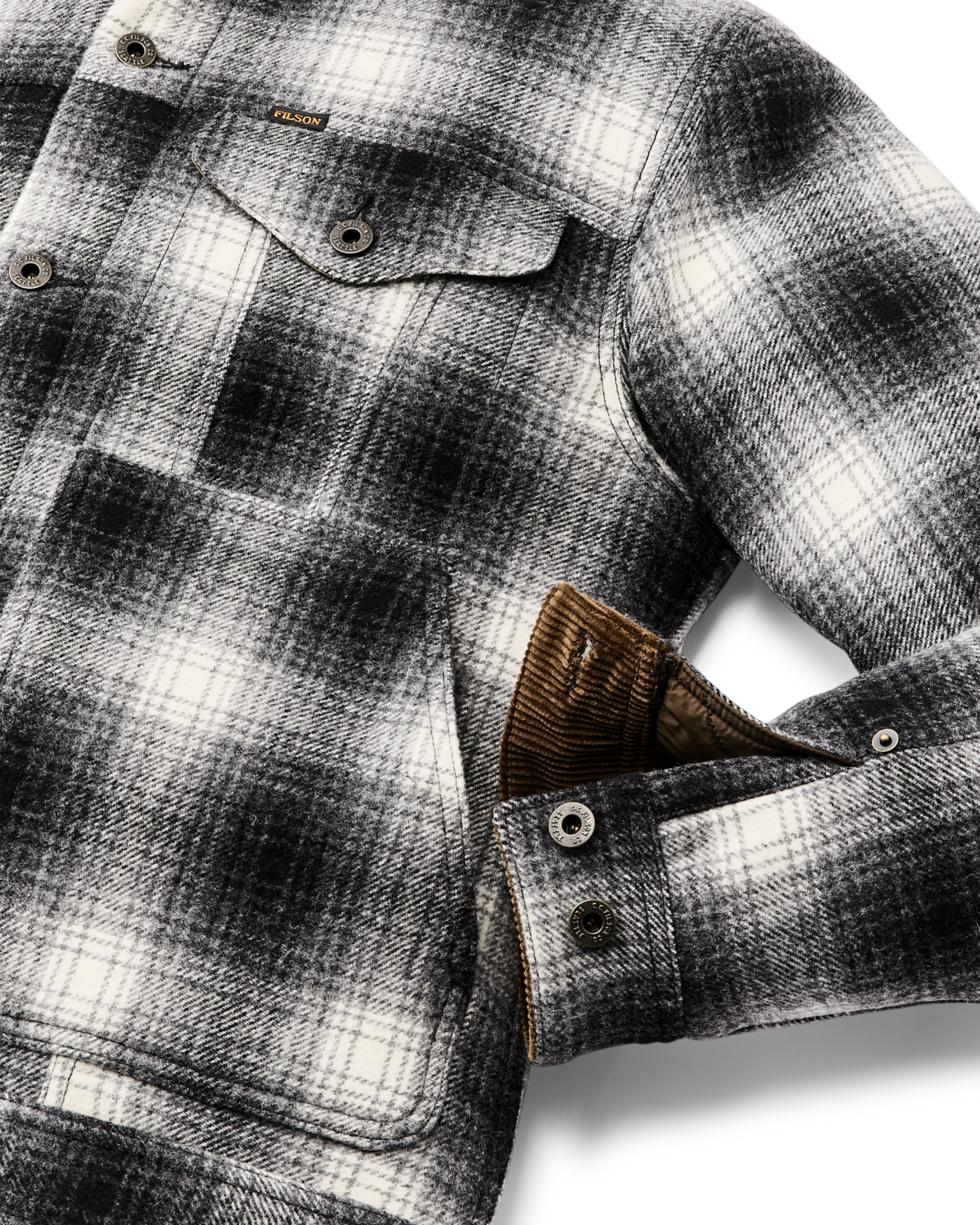 Spokane Insulated Short Cruiser - Charcoal Ombre - Image 4