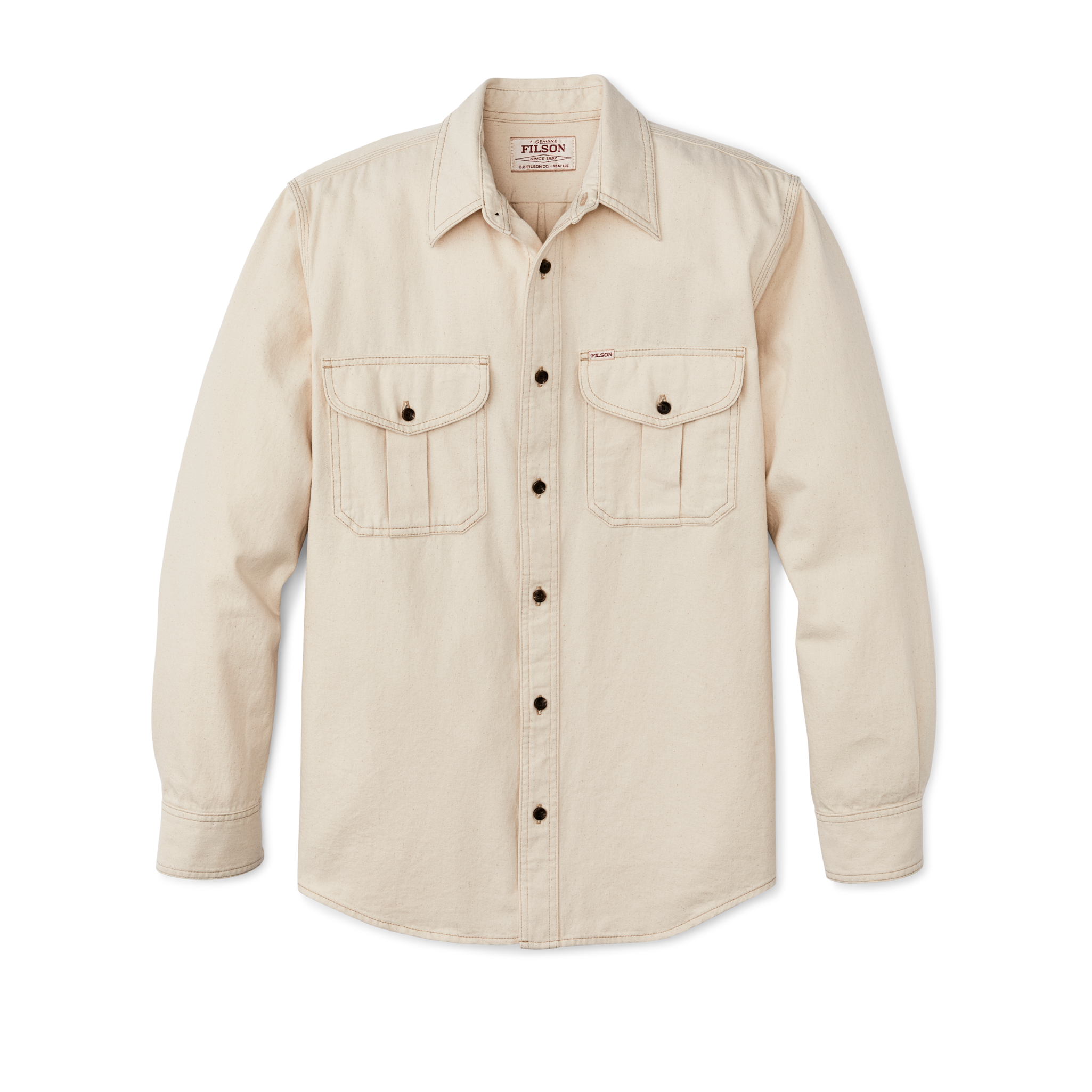Natural Twill Guide Shirt - Natural Seed