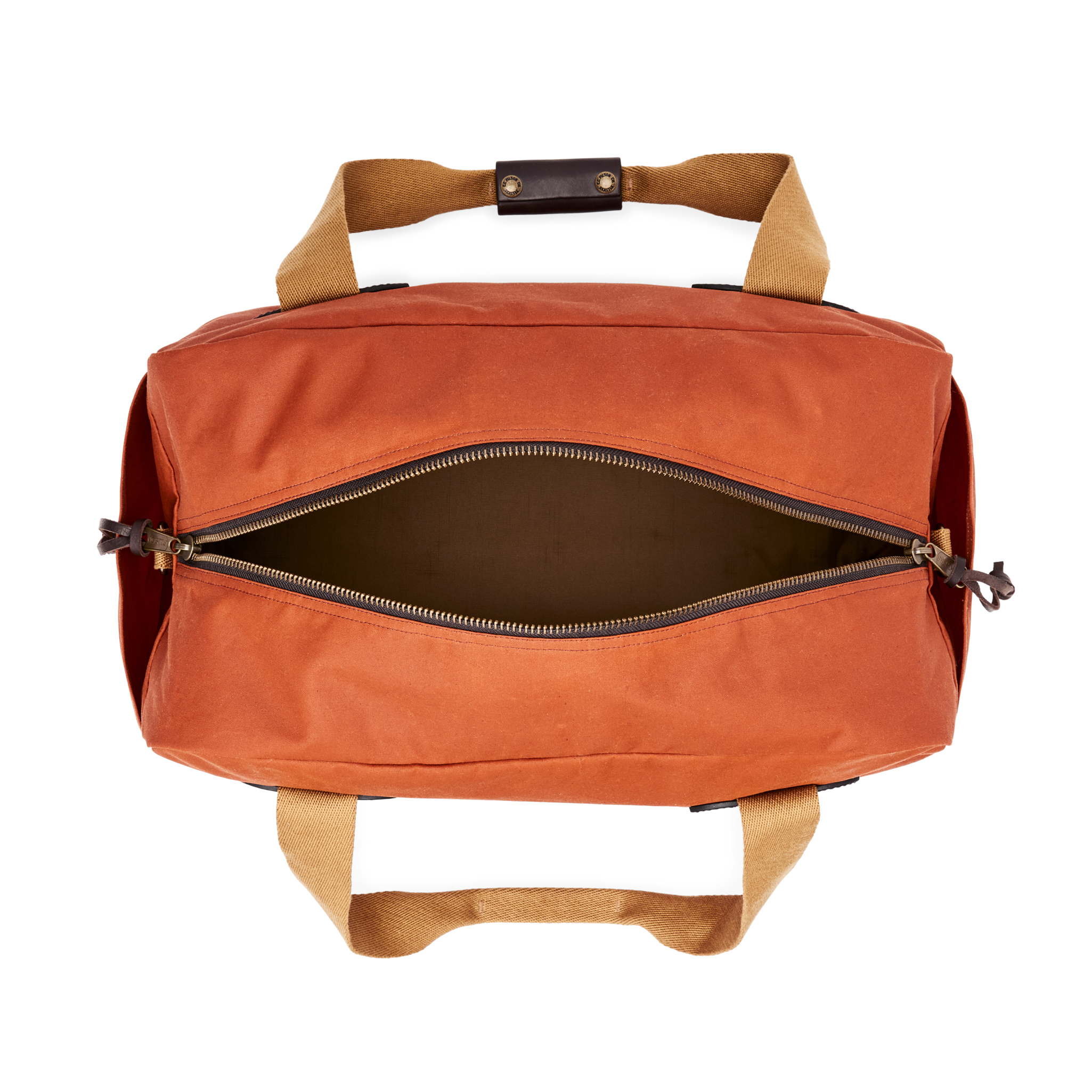 Medium Tin Cloth Duffle Bag - Rust - Image 4