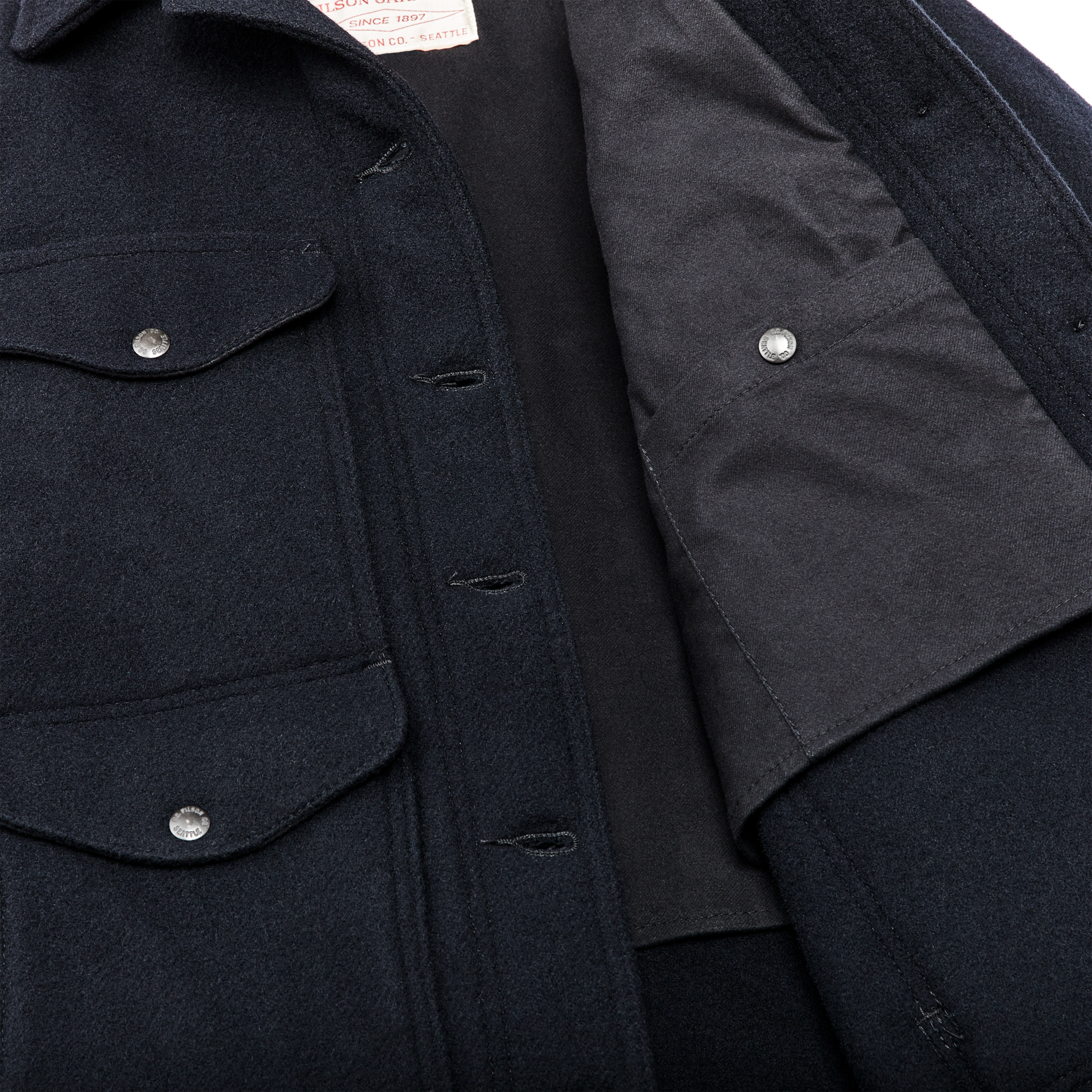 Women's Long Mackinaw Cruiser - Dark Navy - Image 7