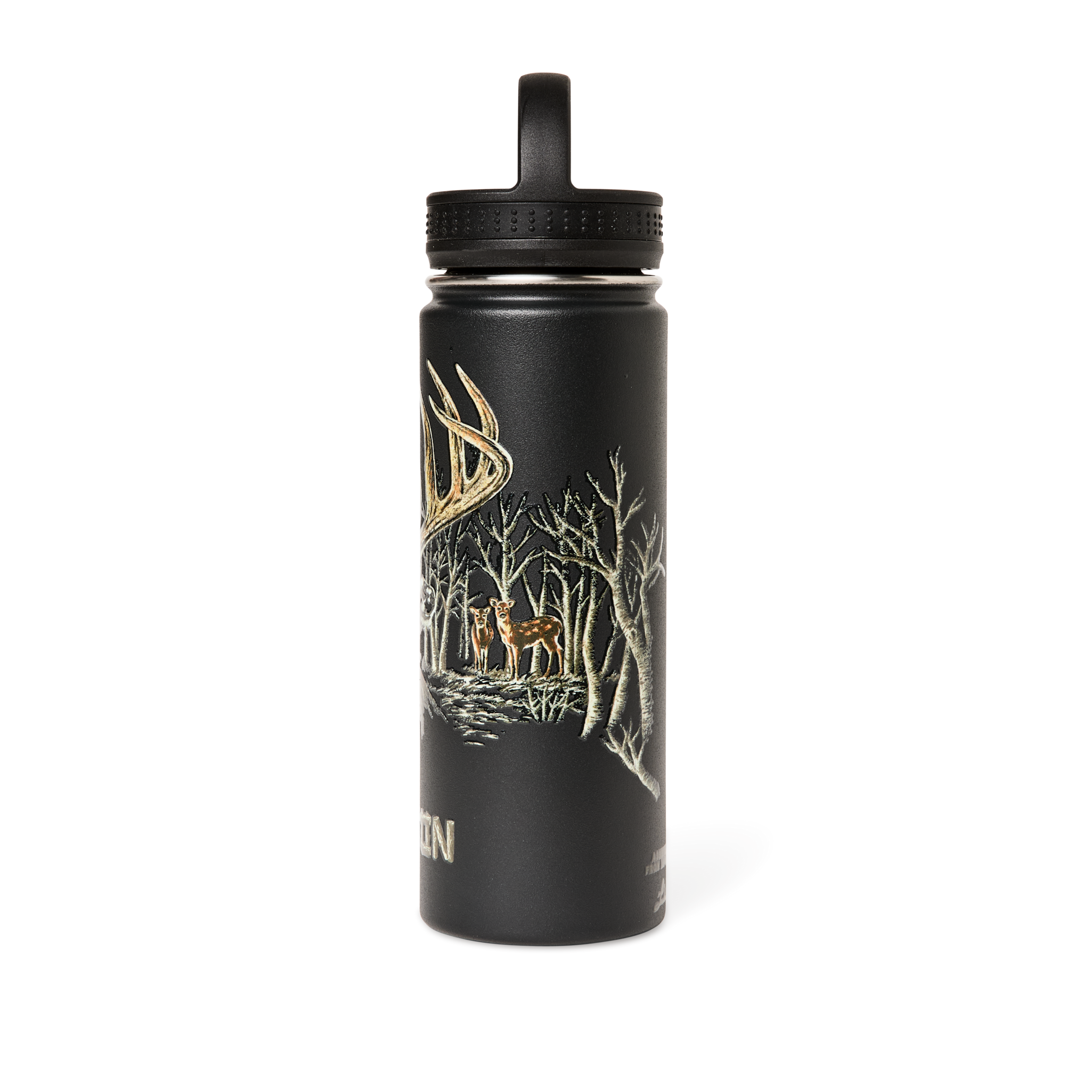 Insulated Water Bottle - Black / Logo - Image 4