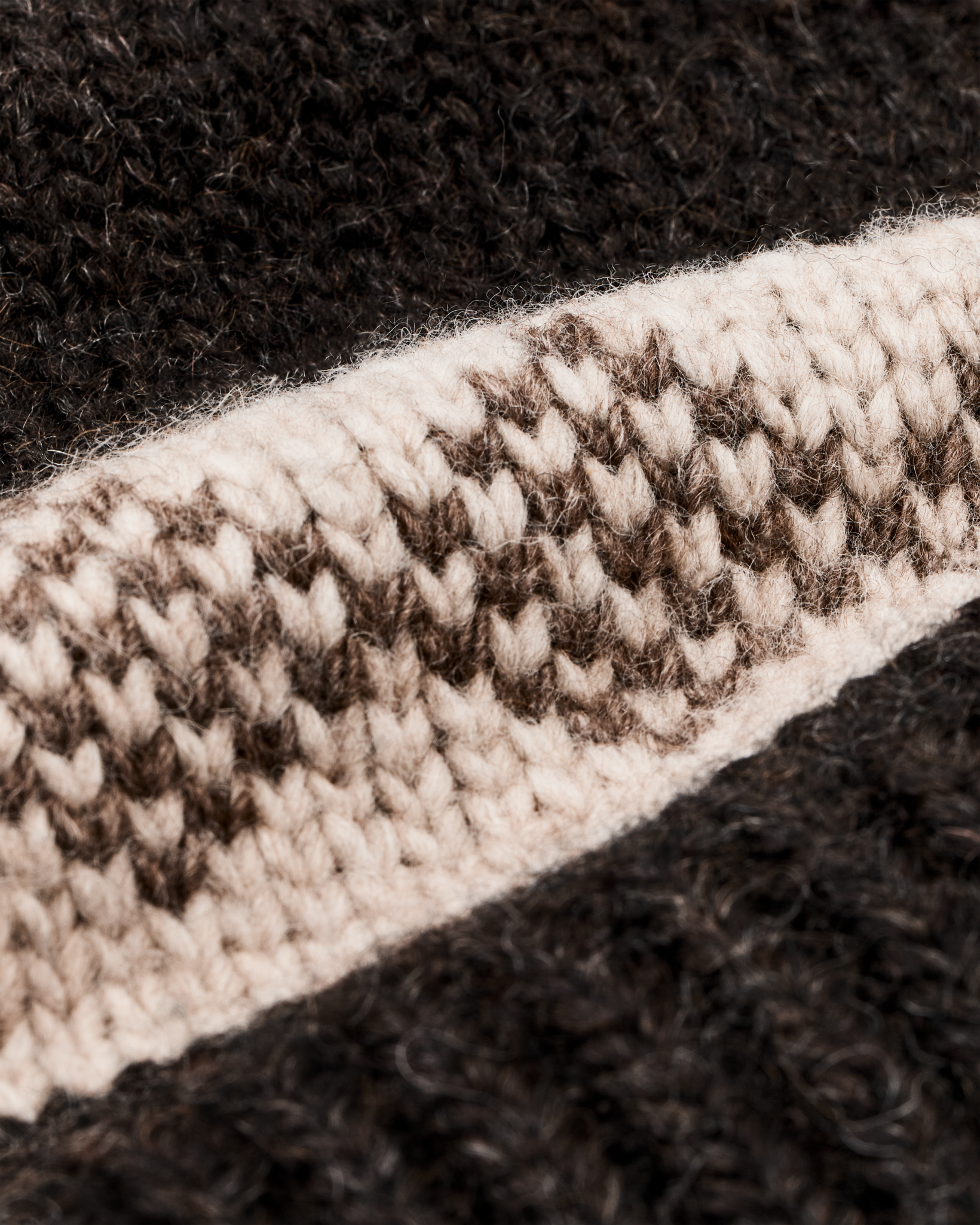 Women's Wool Vest - Dark Brown - Image 6