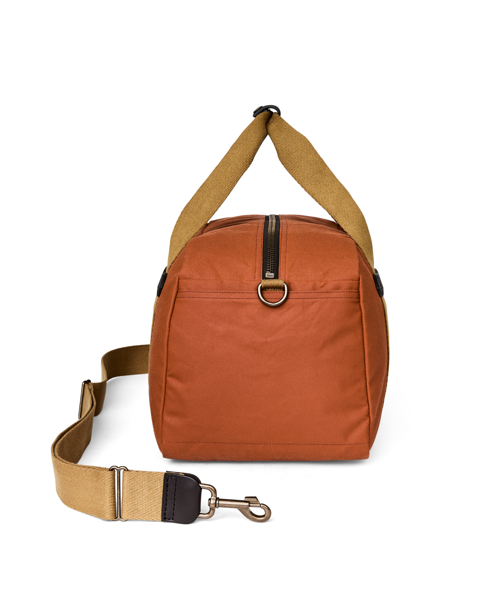 Small Tin Cloth Duffle Bag - Rust - Image 3