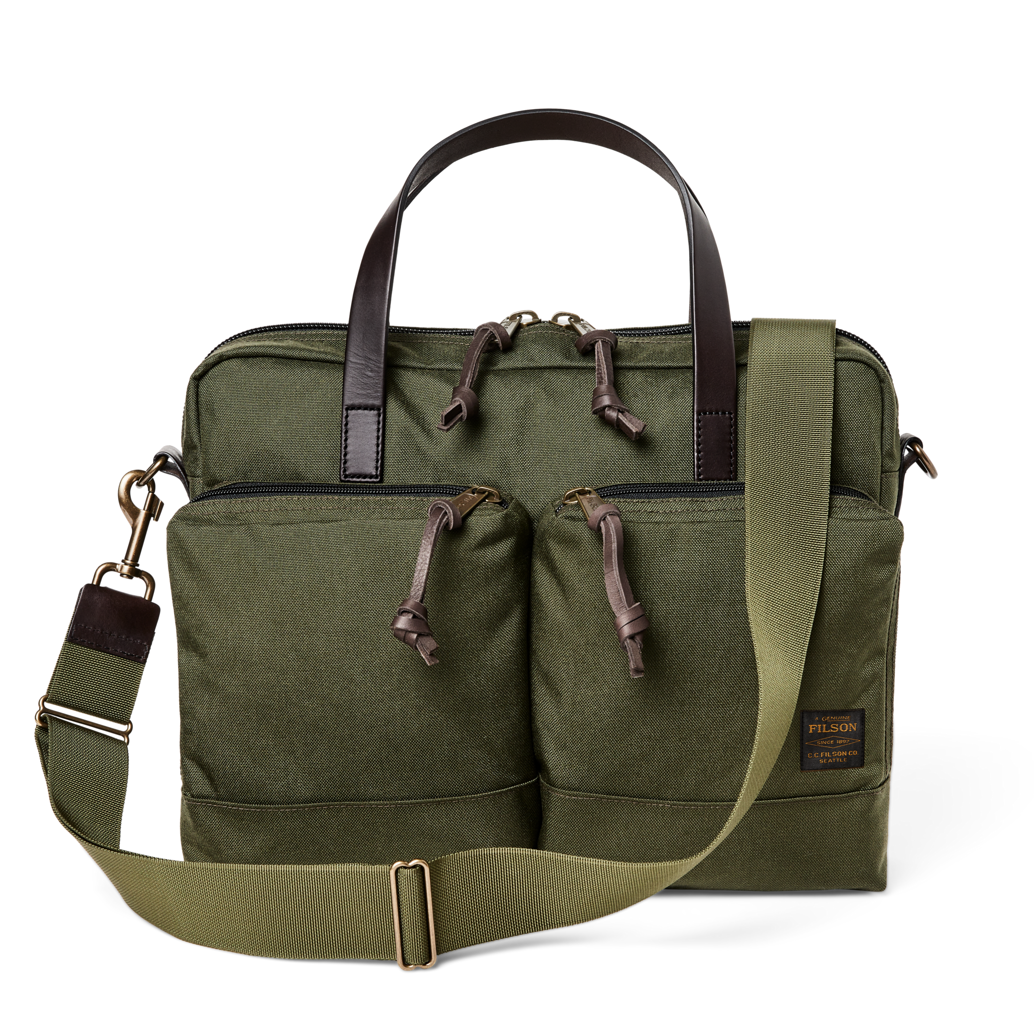 Dryden Briefcase - Otter Green - Image 3