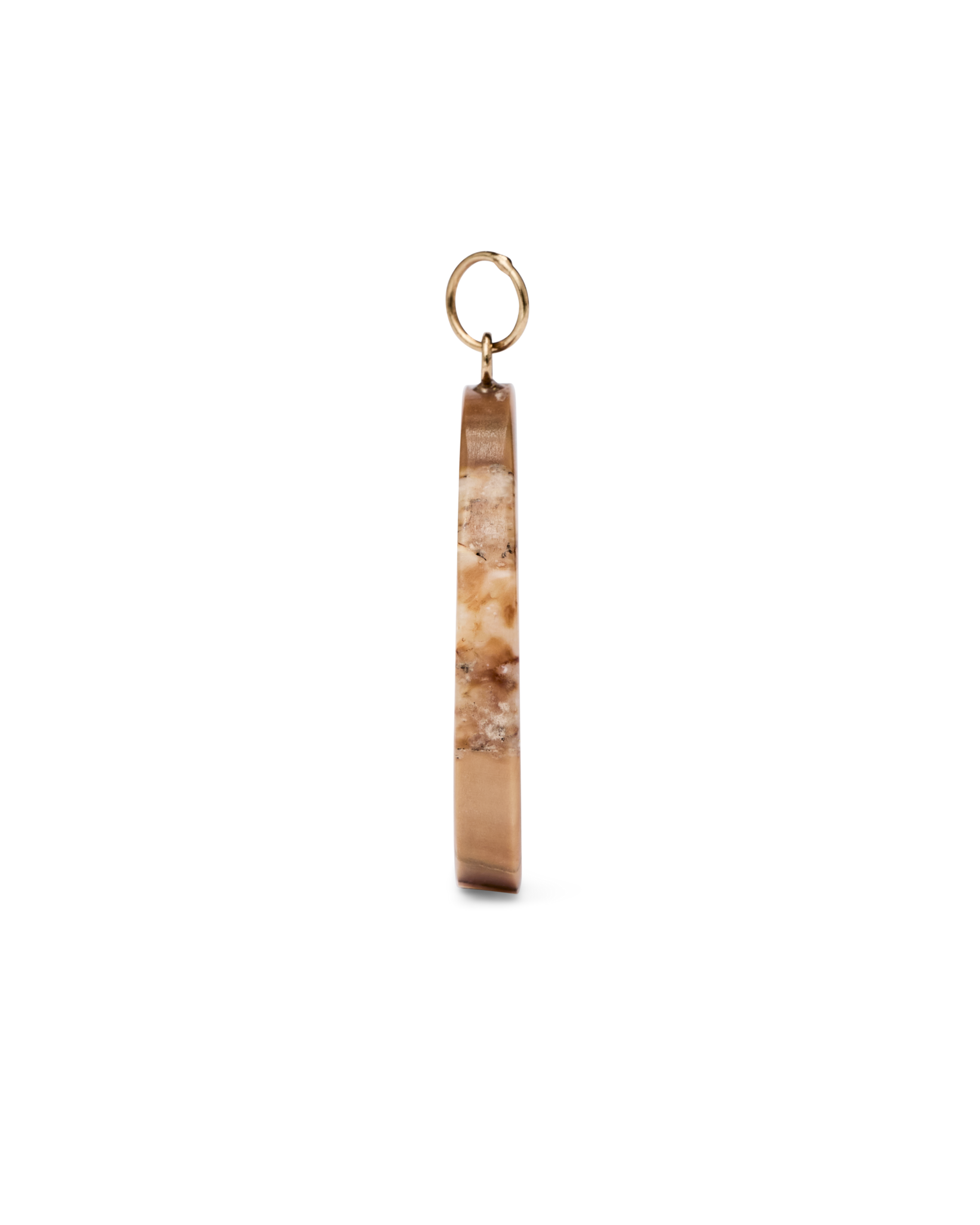 Ivory Jacks 14k Fossil Tusk Pendant - 14kyg - Image 6