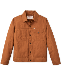 Dry Wax Short Cruiser Jacket - Bourbon