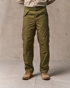 Tropical Poplin Cargo Pants - Military Olive
