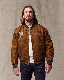 Embroidered Montlake Jacket - Whiskey