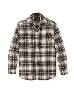1922 Archive Wool Shirt - Cream / Dark Brown Plaid
