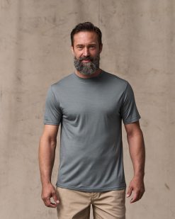 Wool-Blend UPF T-Shirt - Sage Gray