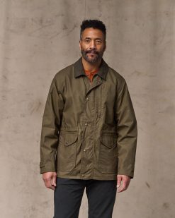 Dry Wax Mile Marker Coat - Burnt Olive