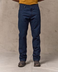 Dry Tin Cloth 5-pocket Pants - Indigo